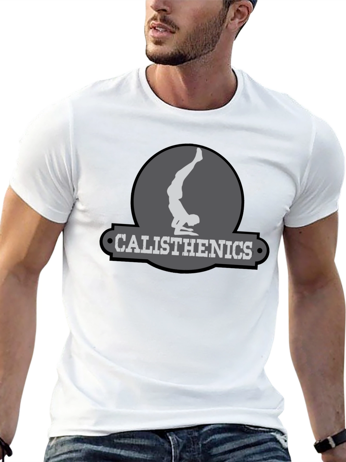 Calisthenics Graphic Tee - Strength Training Apparel