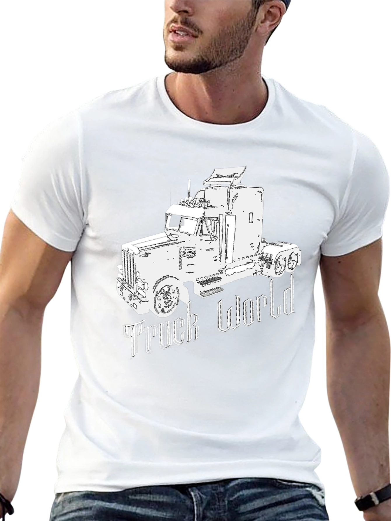Truck World Black T-Shirt