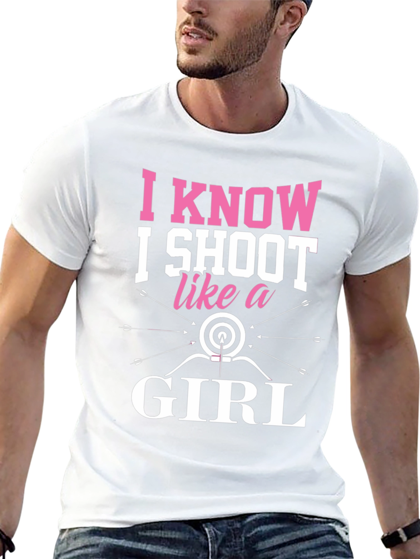 I Know I Shoot Like a Girl Archery T-Shirt