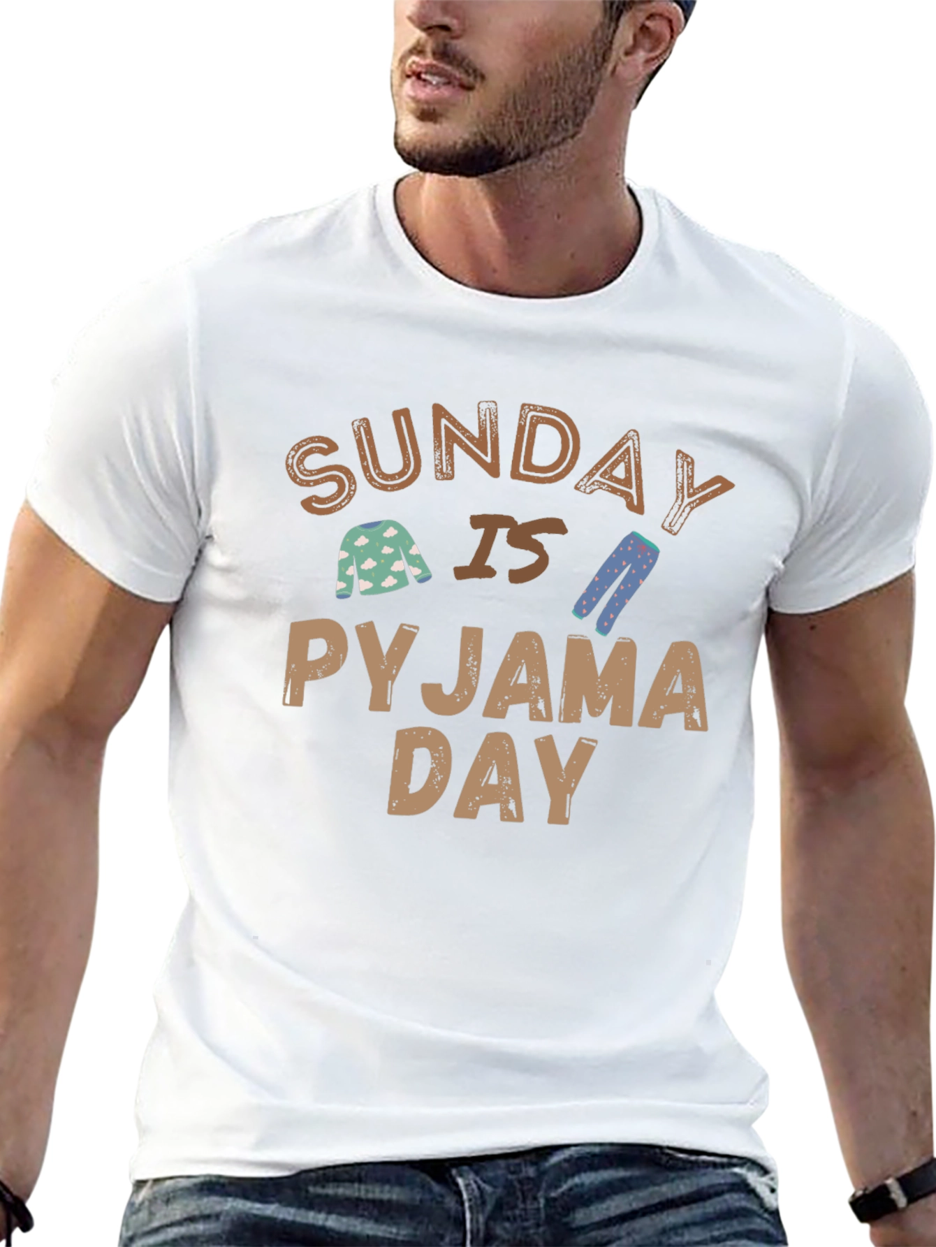 Sunday Pyjama Day T-Shirt