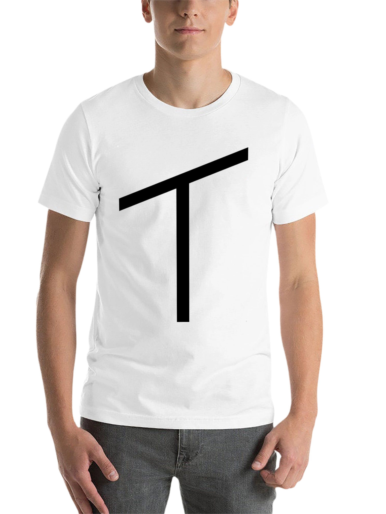 Black T Graphic Tee - Simple & Stylish