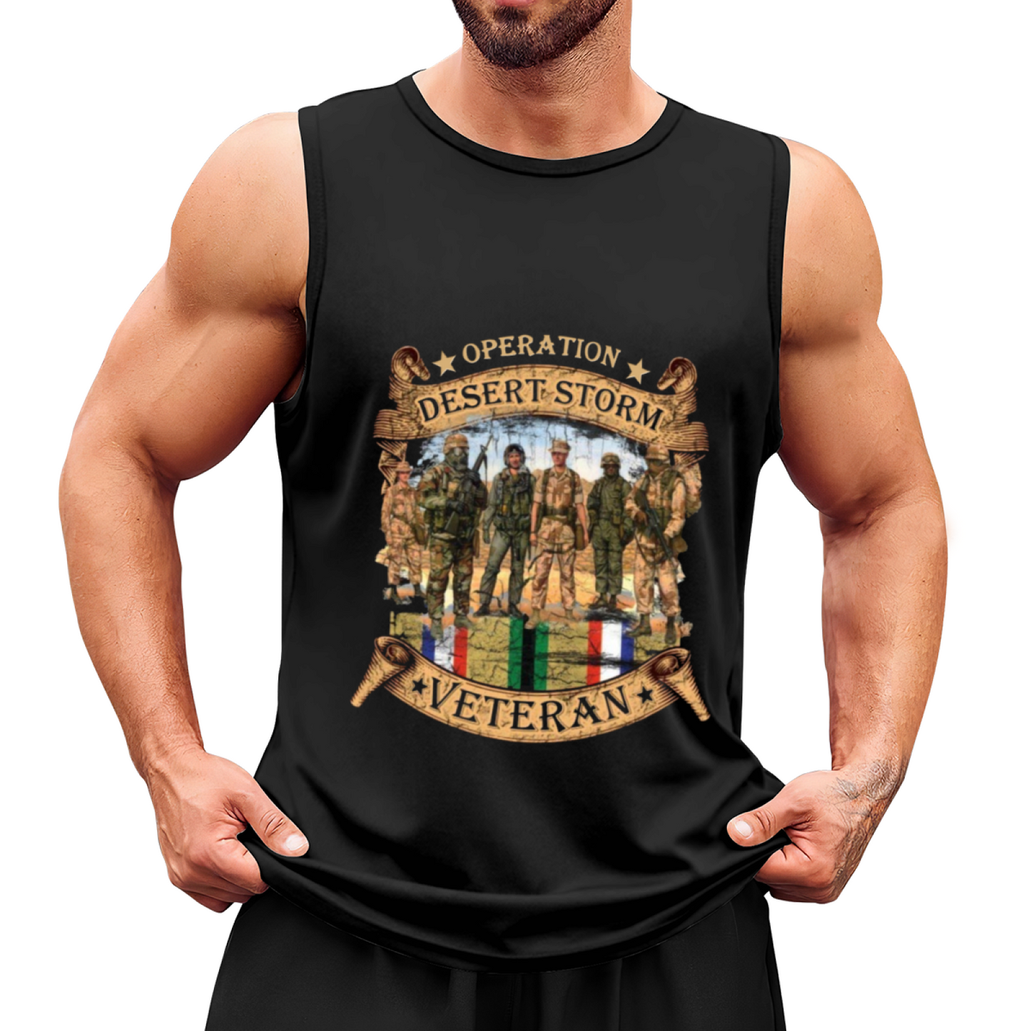 Operation Desert Storm Veteran Military Tank Top