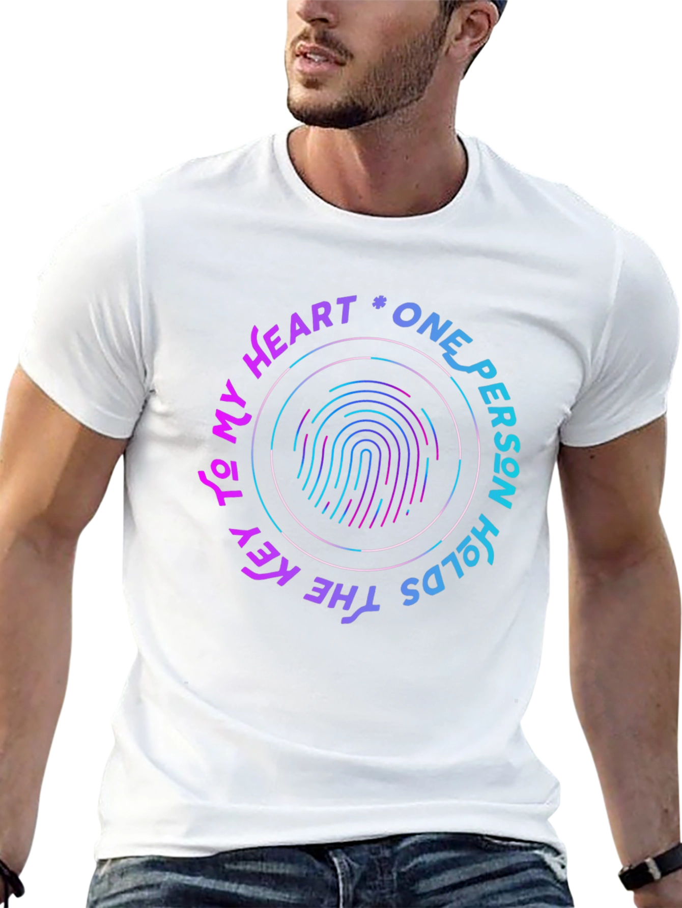 One Person Holds the Key Heart T-Shirt