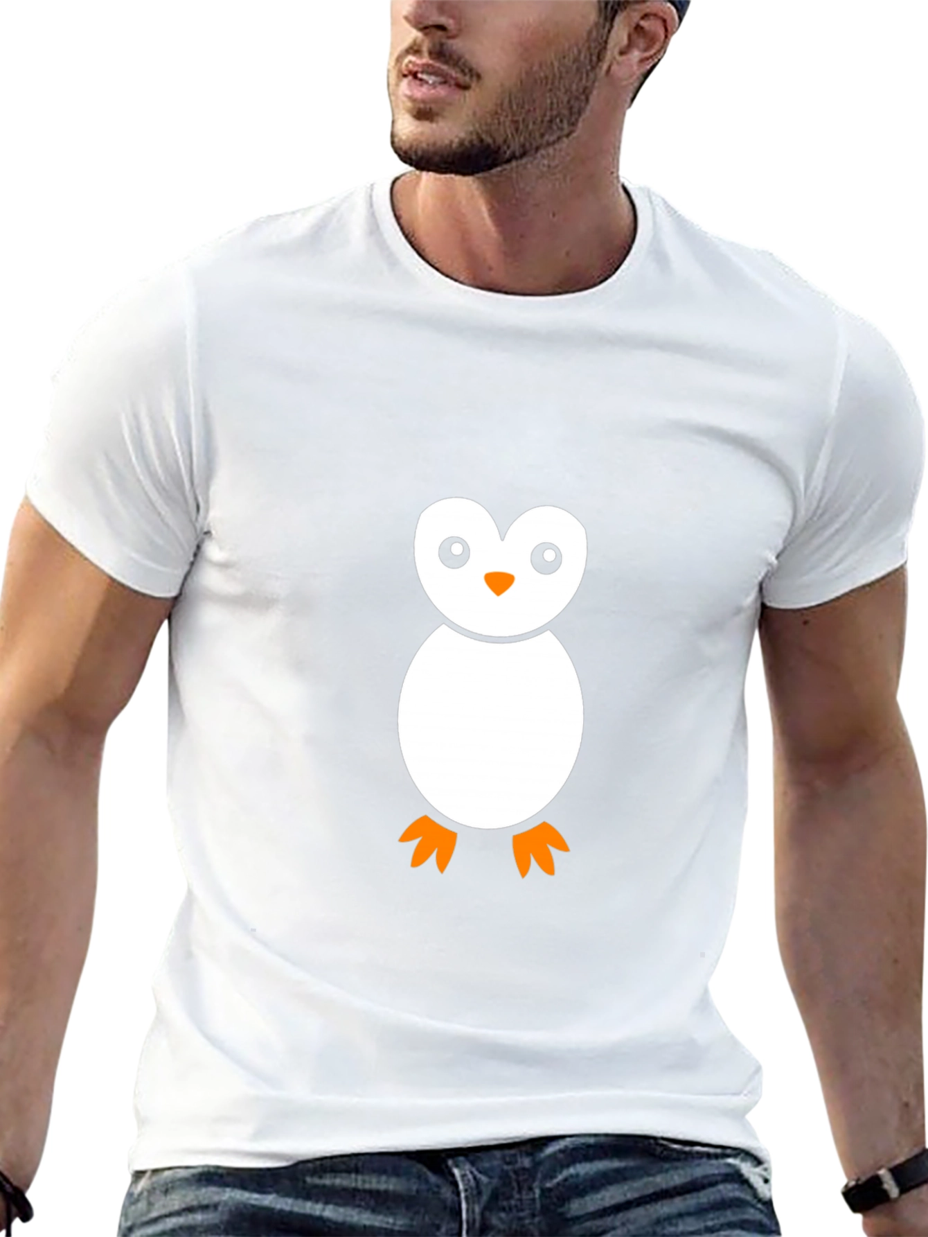 Penguin Graphic Black T-Shirt