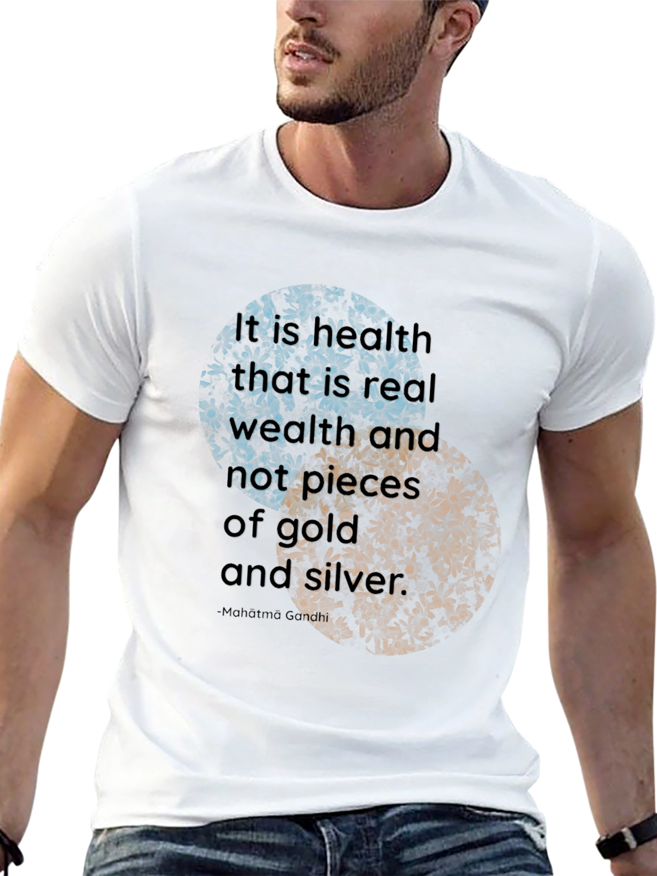 Health is Wealth T-Shirt - Motivational Quote