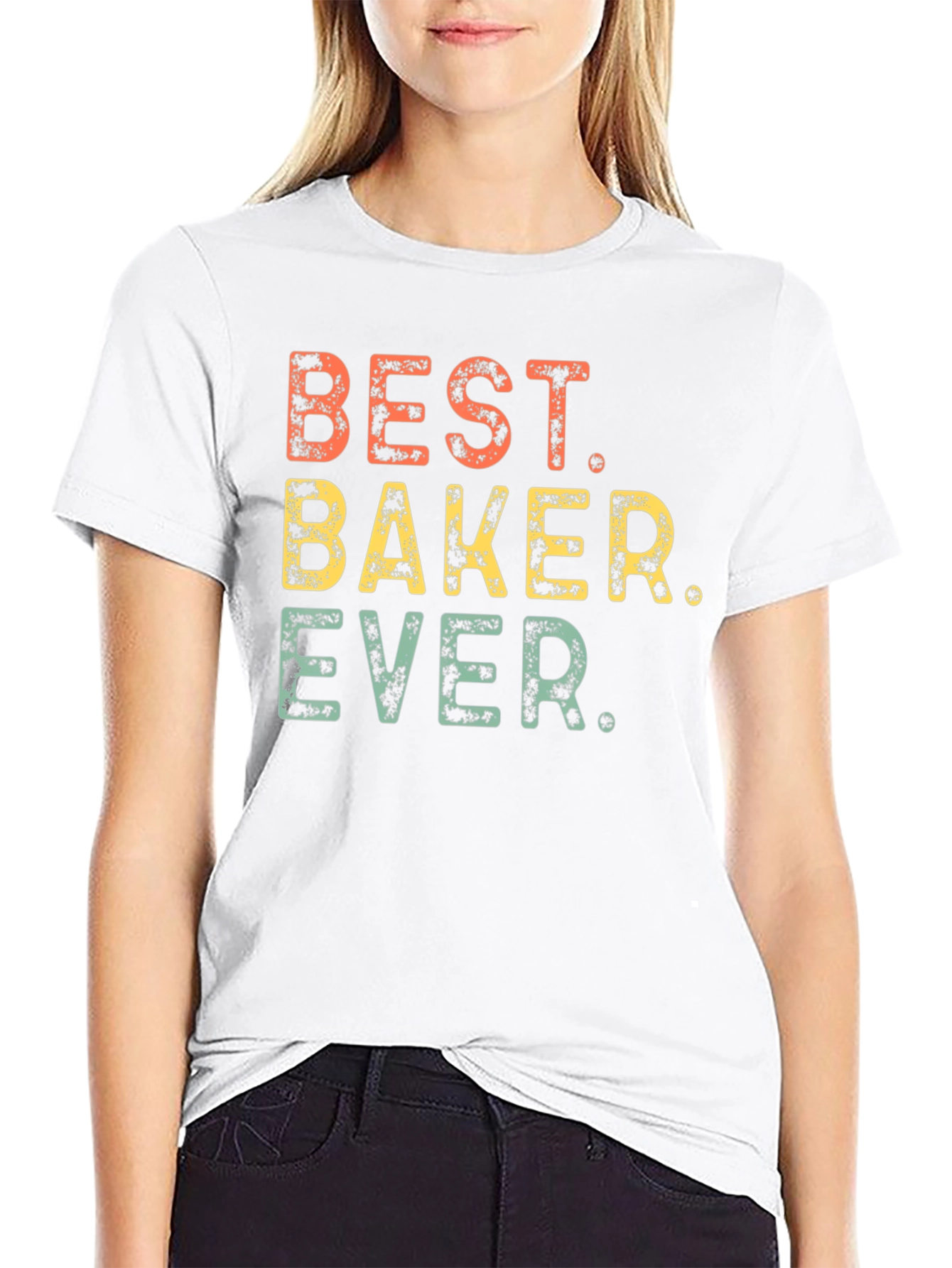 Best Baker Ever Graphic Tee - Retro Style Shirt