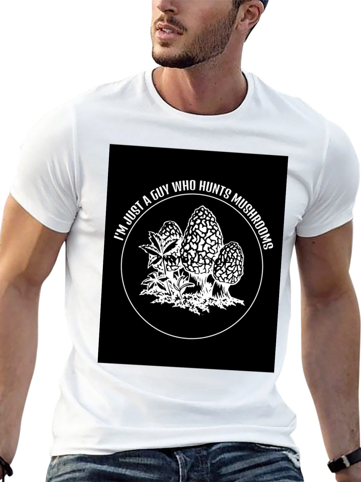 Mushroom Hunter Graphic Tee