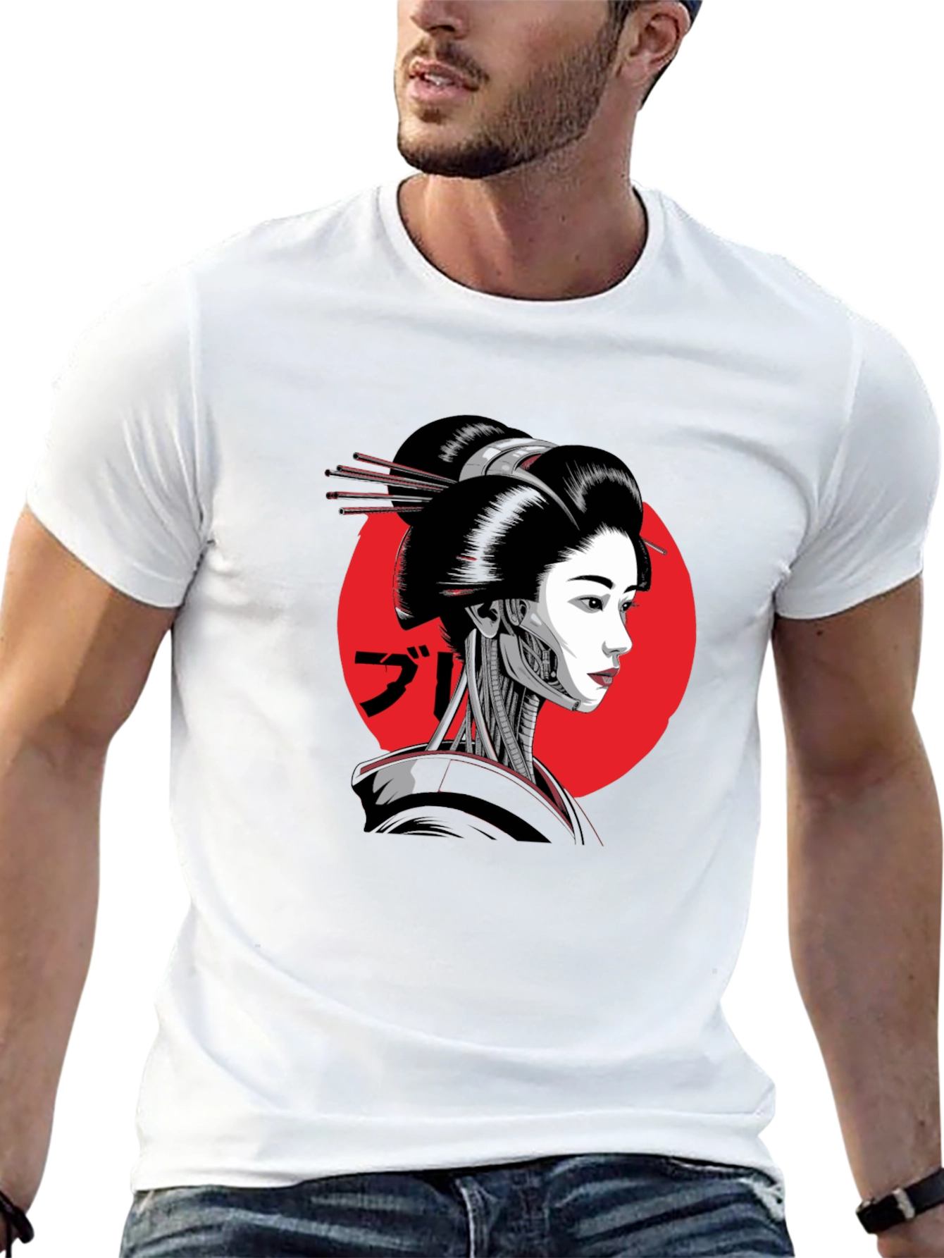Cyber Geisha T-Shirt - Black