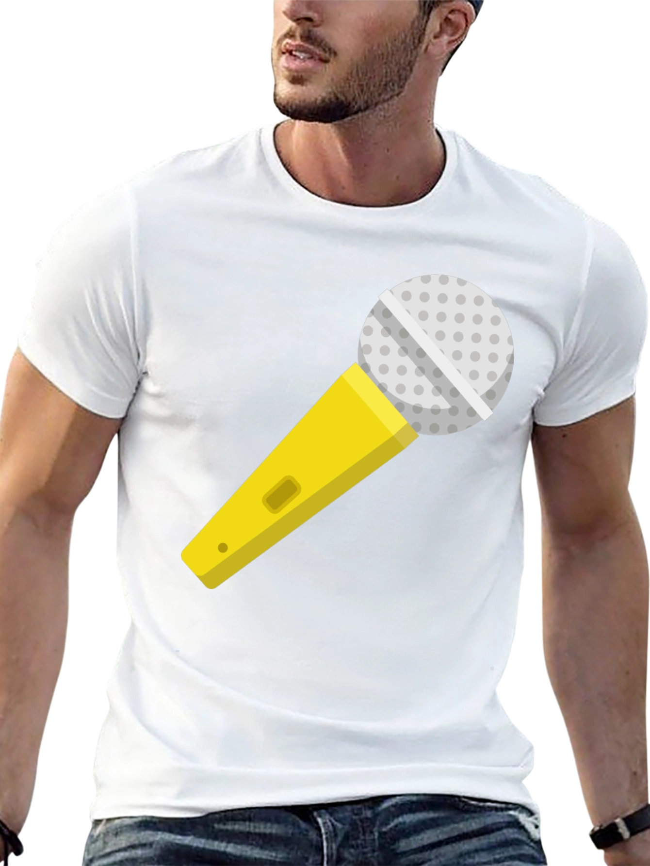 Microphone Graphic T-Shirt - Singer Karaoke Ready
