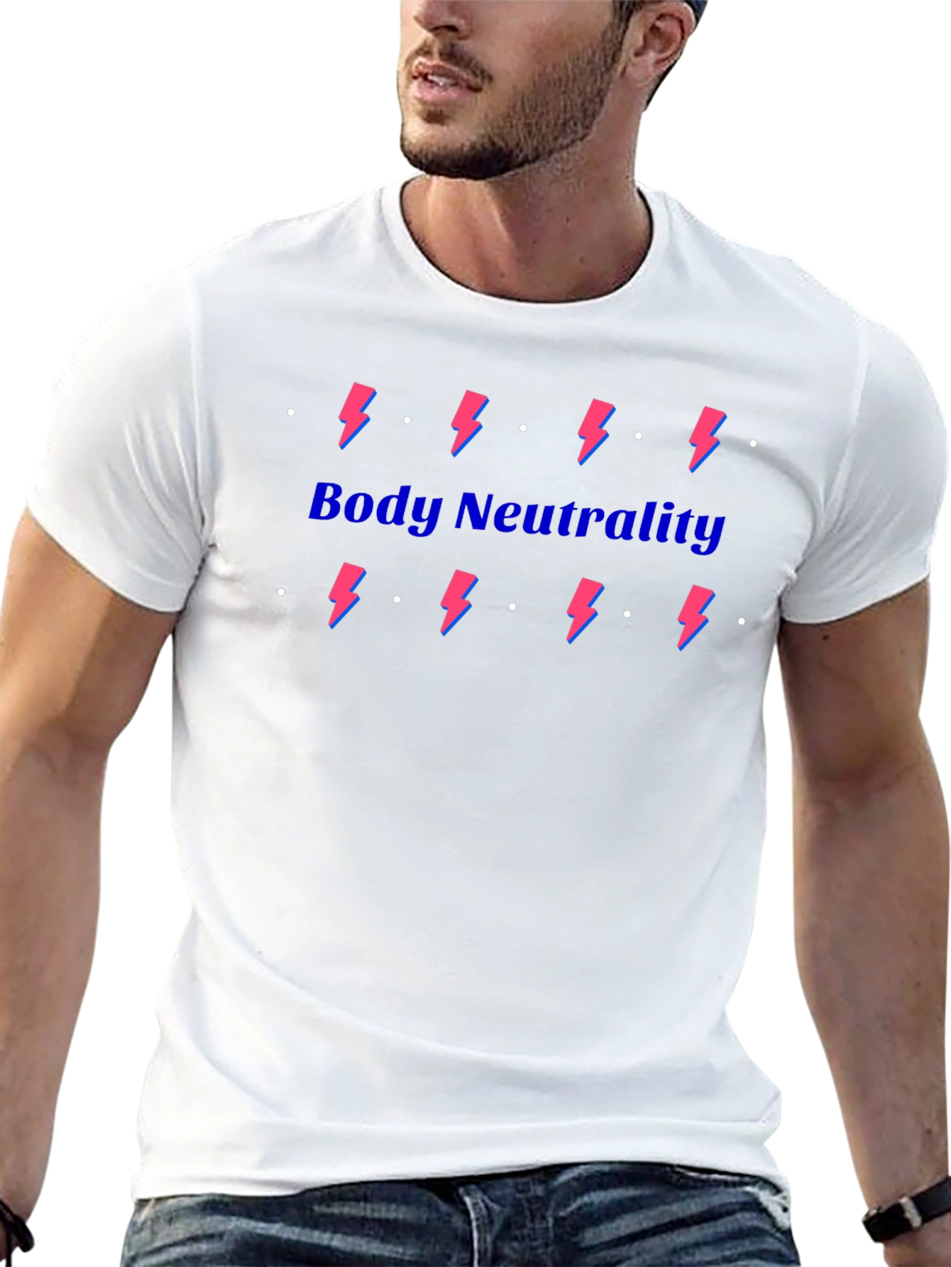 Body Neutrality Lightning Bolt Graphic Tee
