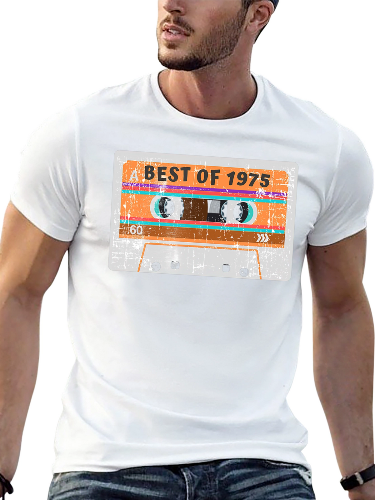 Retro 1975 Cassette Graphic T-Shirt
