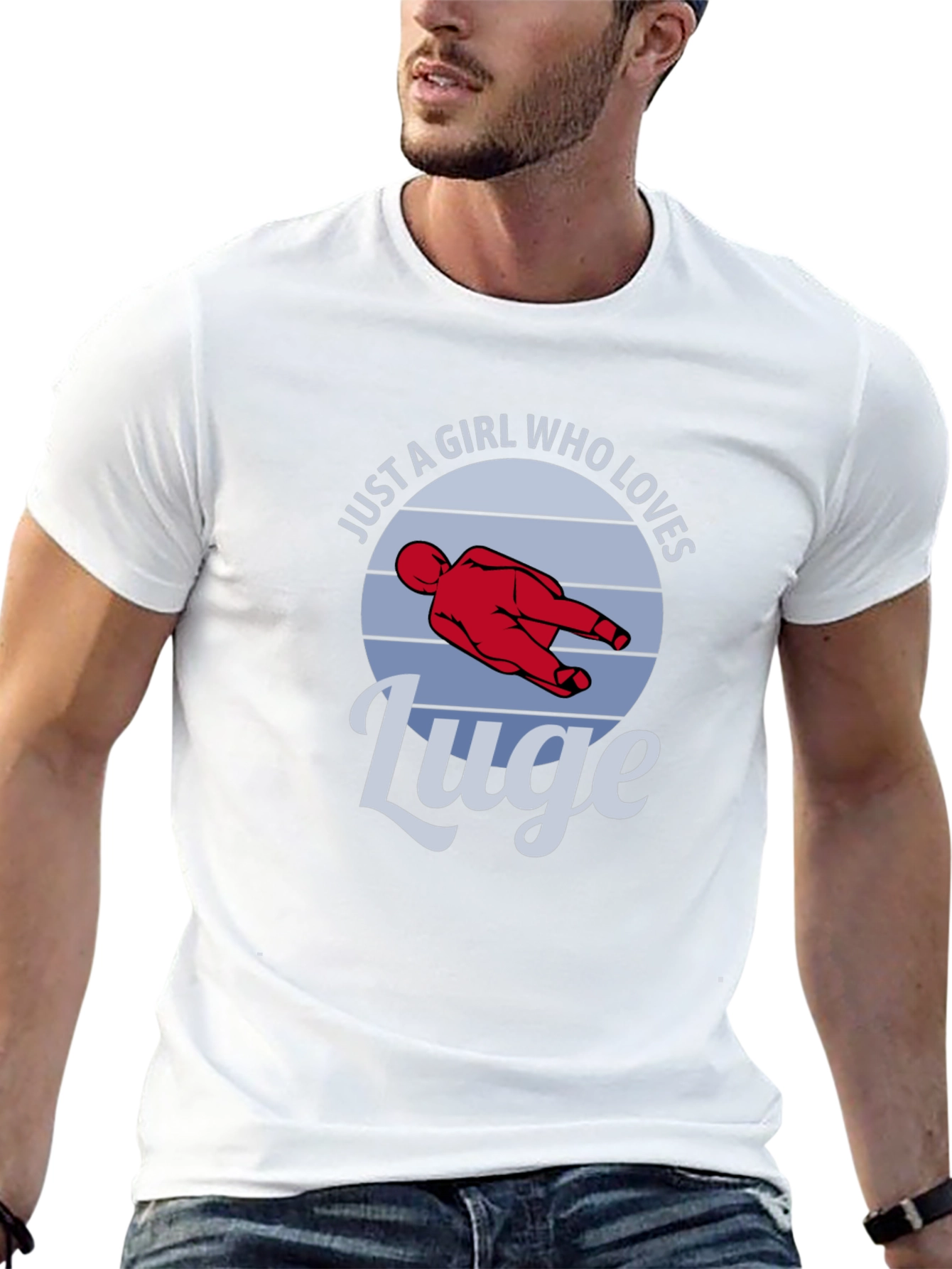 Just a Girl Who Loves Luge T-Shirt