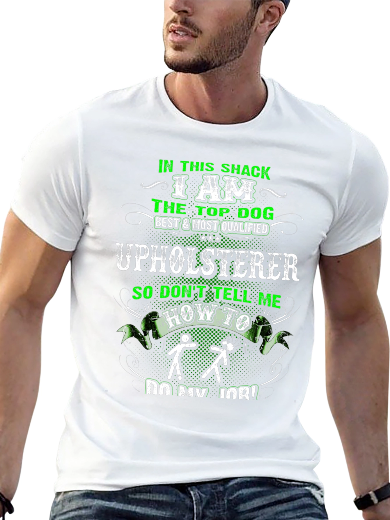 Upholsterer Funny Graphic T-Shirt