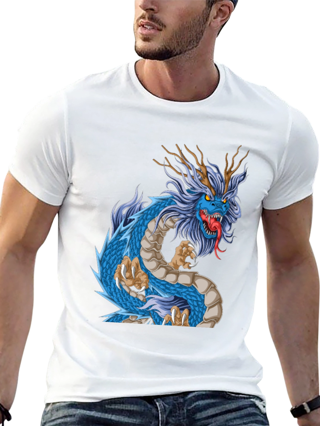 Dragon Graphic T-Shirt - Bold Style