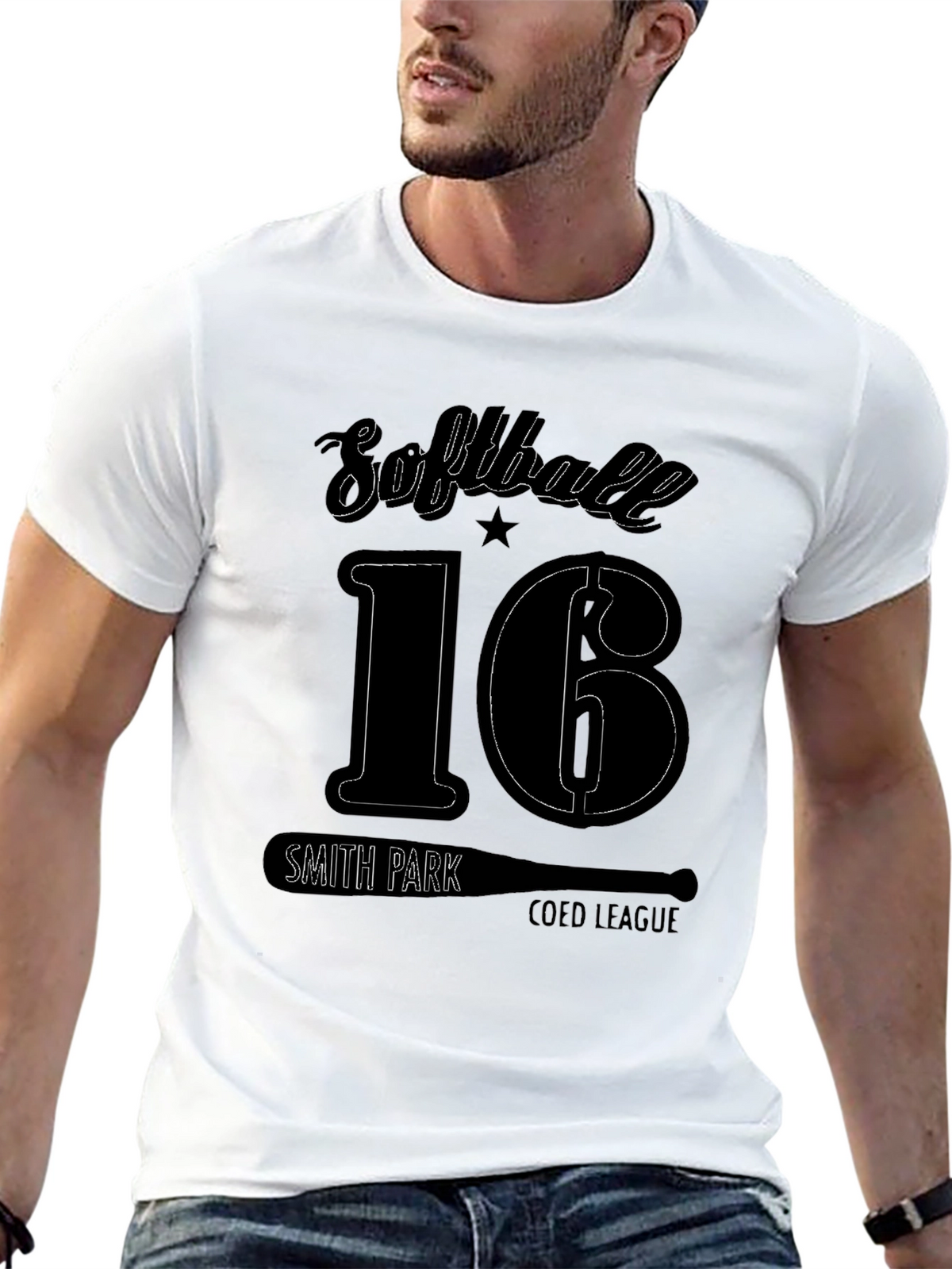 Softball 16 T-Shirt - Smith Park Coed League Tee