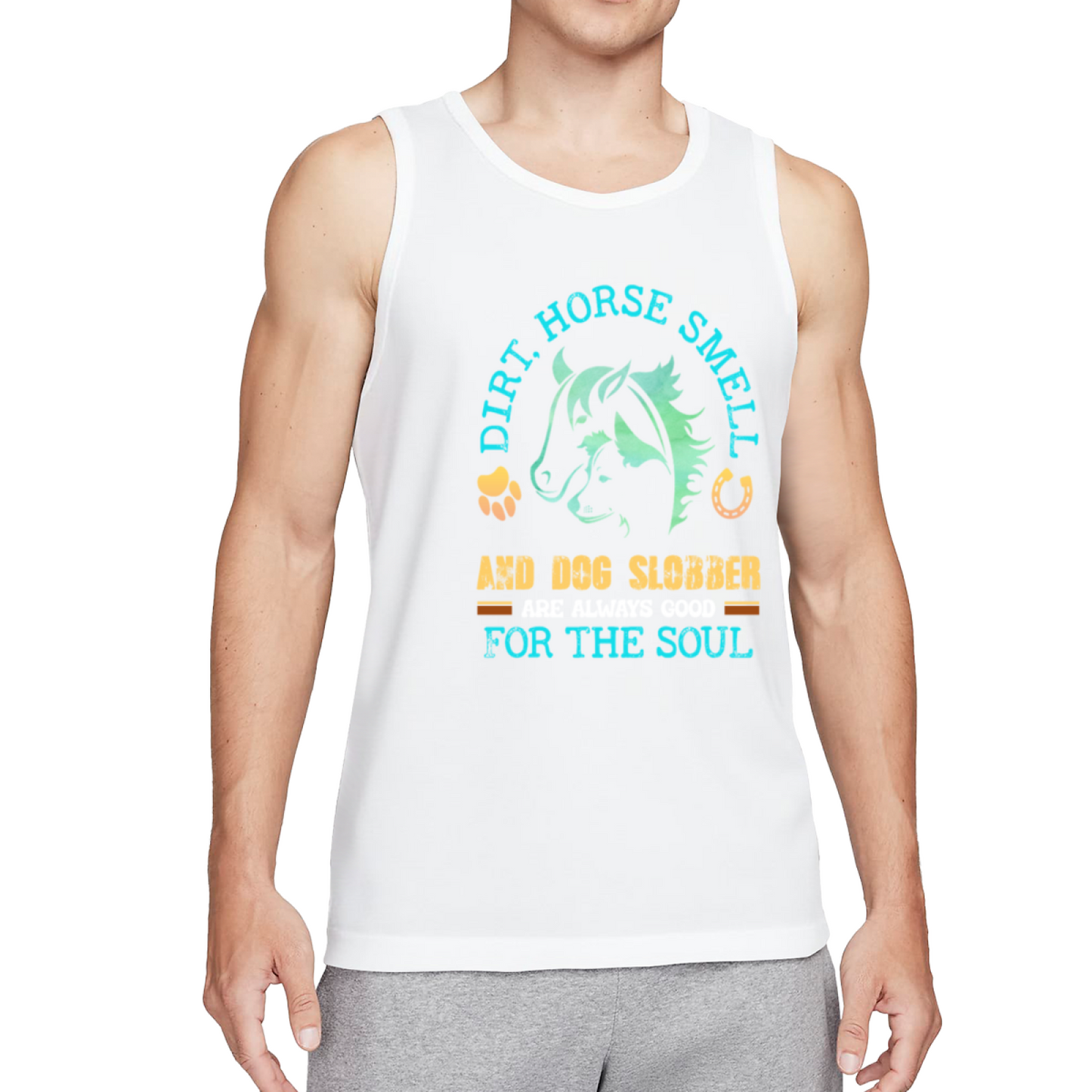 Dirt Horse Smell Dog Slobber Country Life Tank