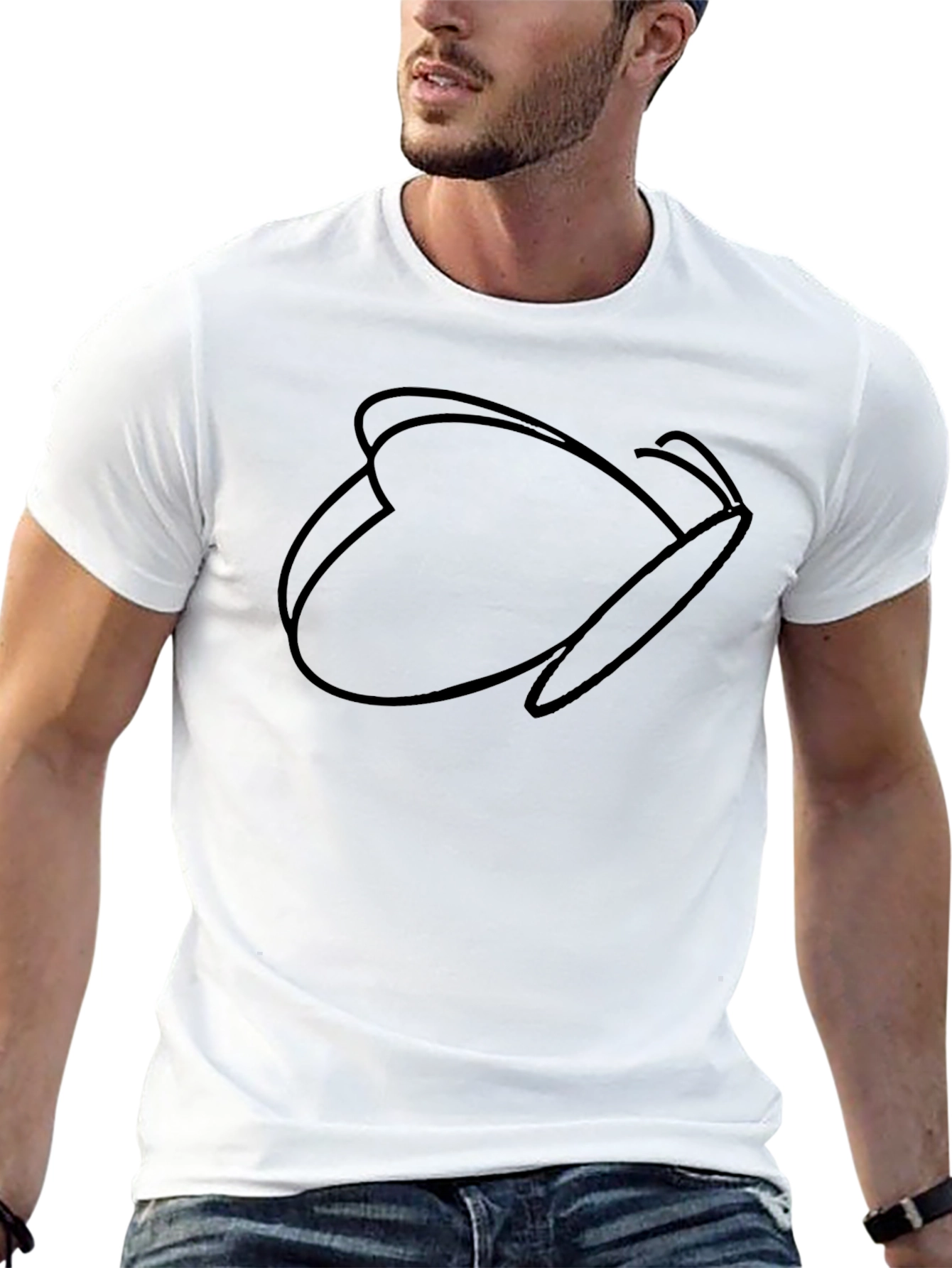 Minimalist Butterfly Graphic Black T-Shirt