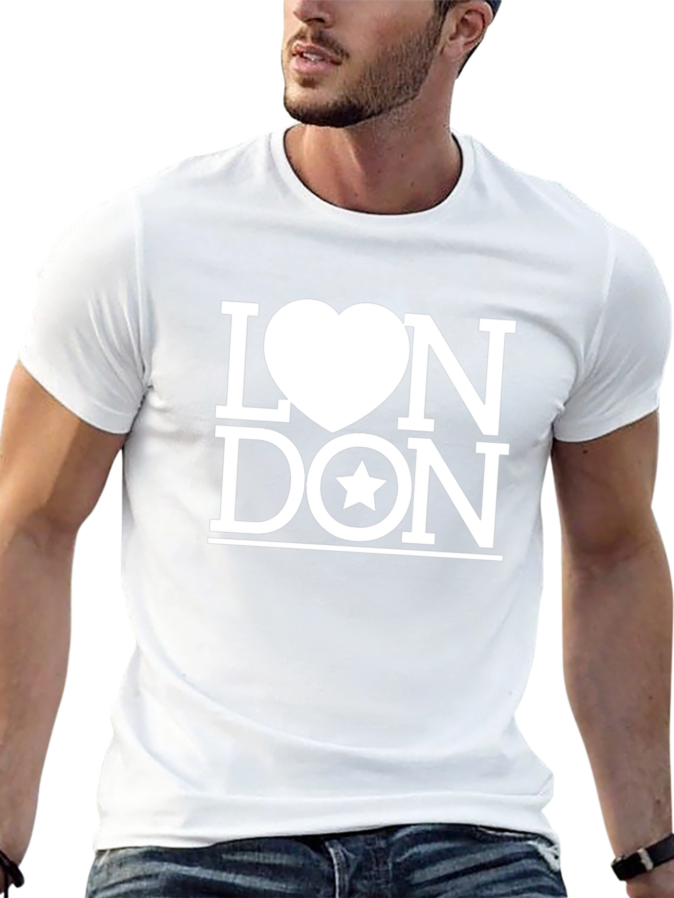 London Love Star Graphic Tee