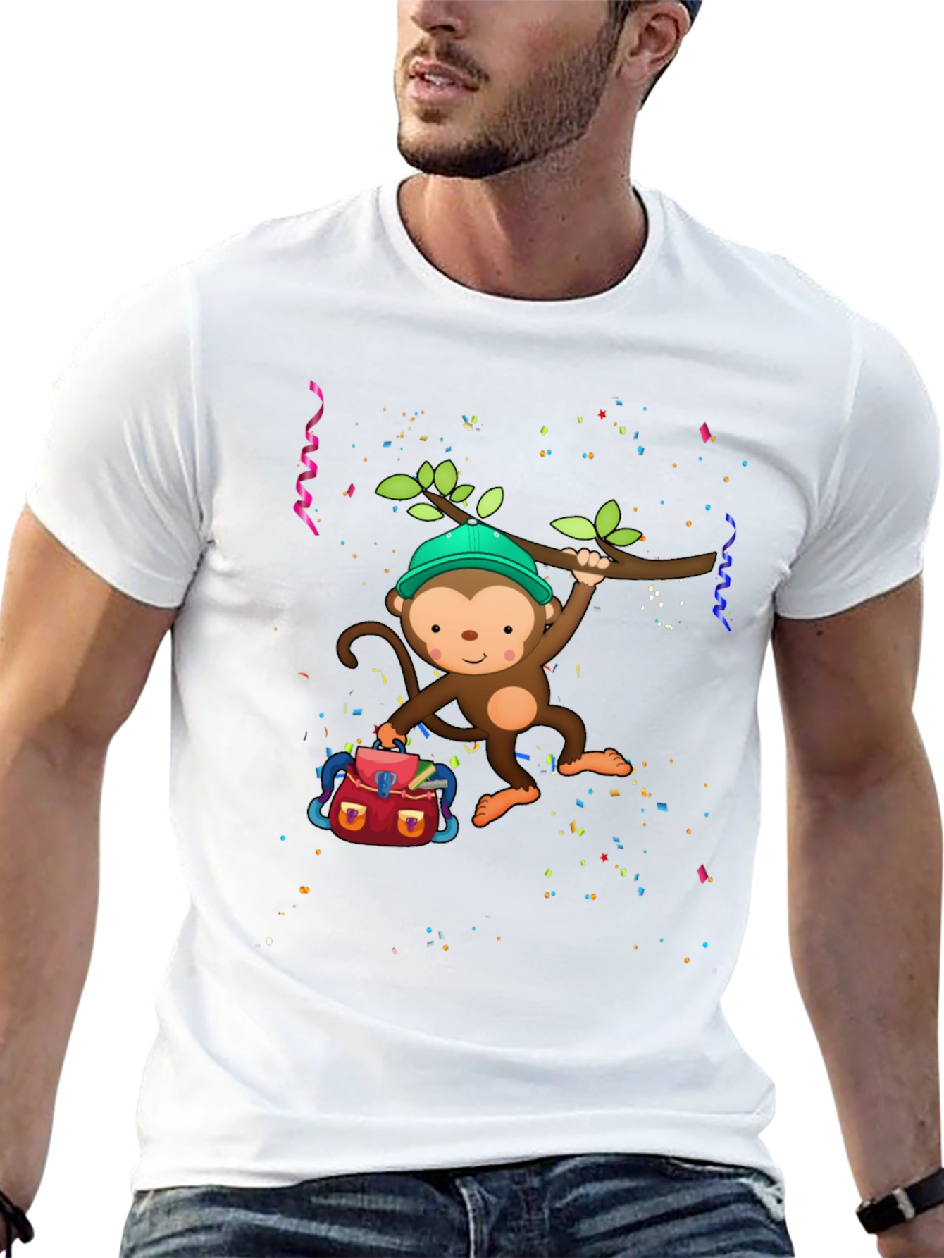 Monkey Graphic T-Shirt