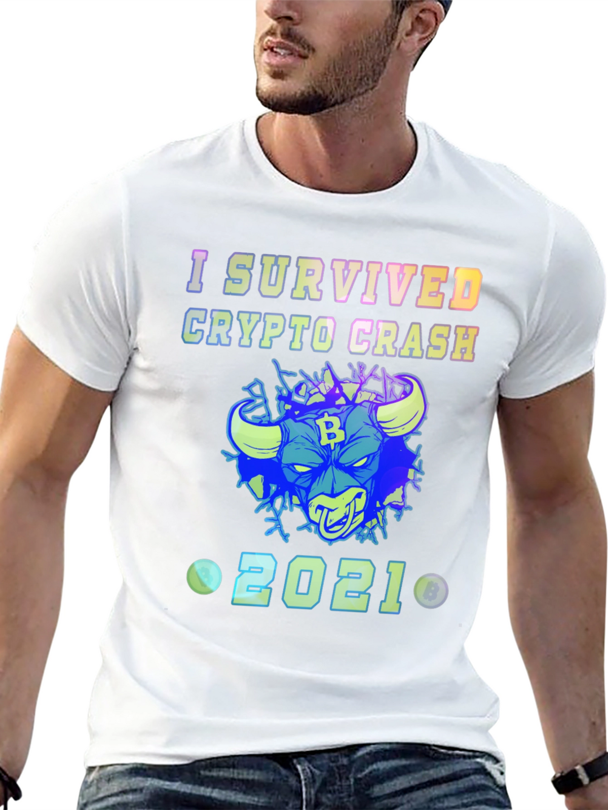 I Survived Crypto Crash 2021 T-Shirt