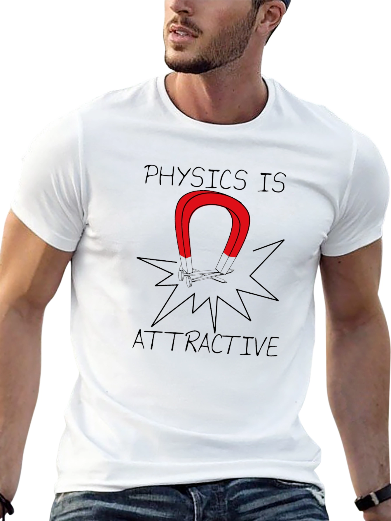 Physics is Attractive Graphic Tee