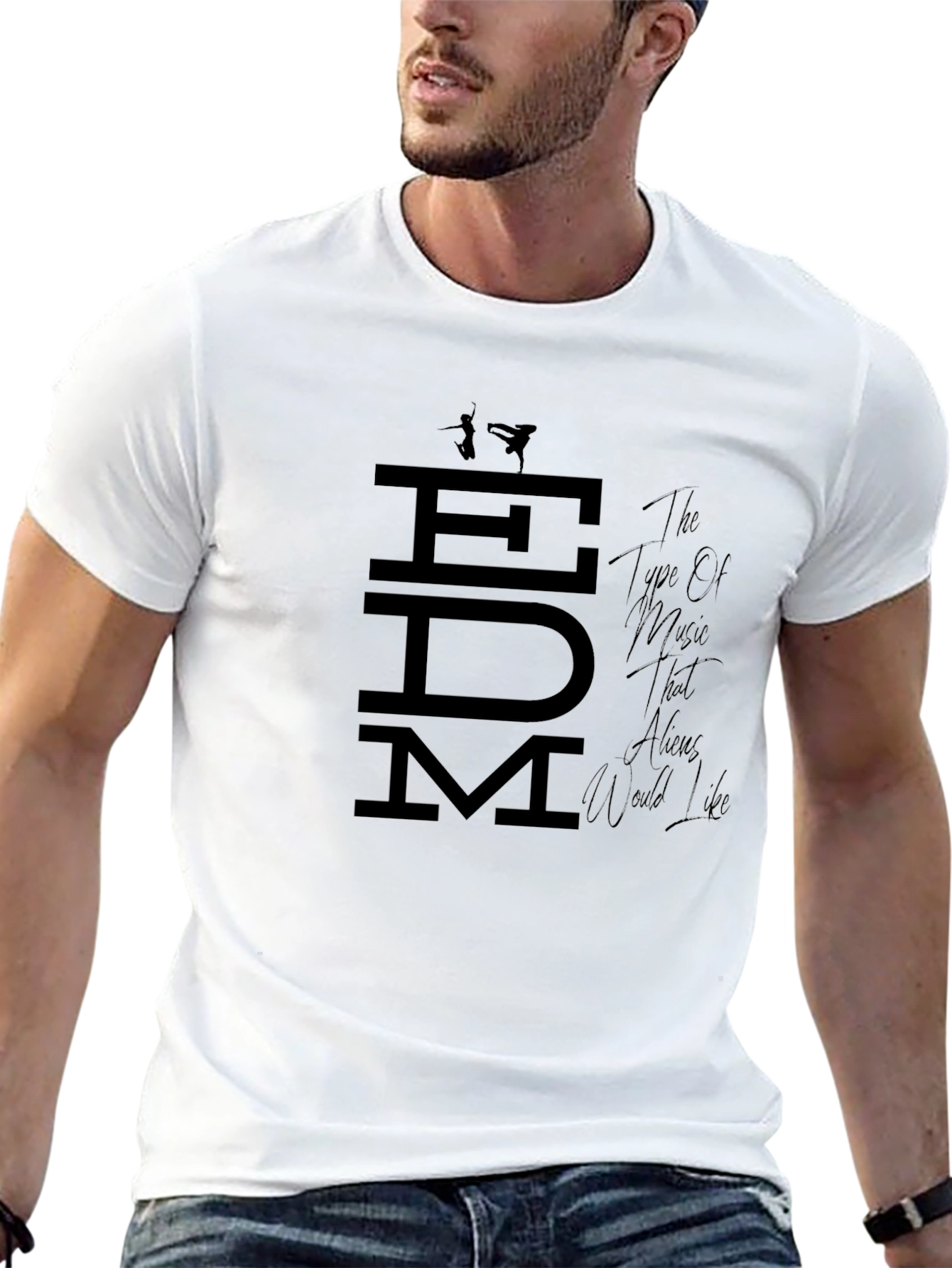 EDM Alien Music T-Shirt - Trendy Graphic Tee