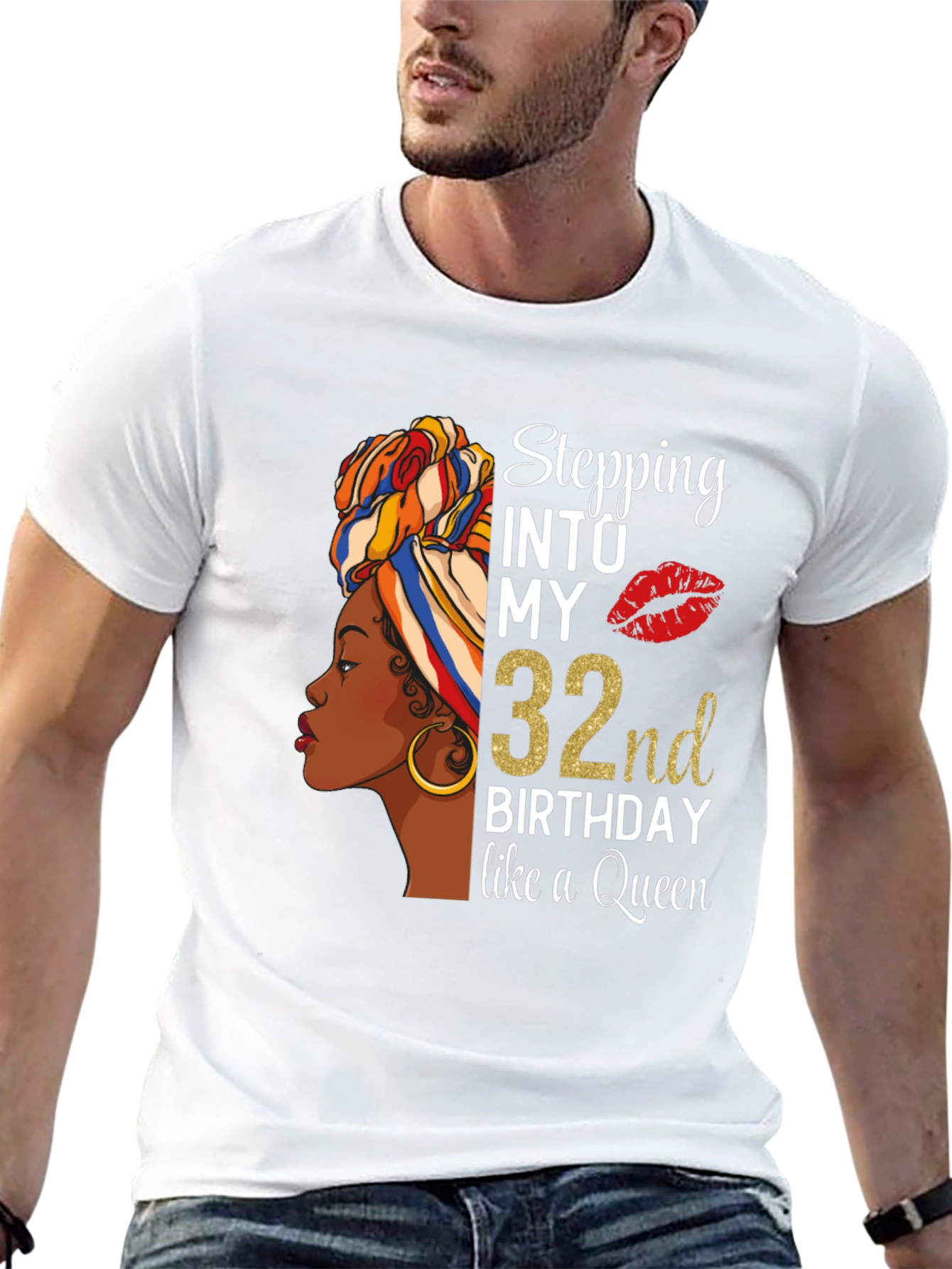 Stepping Into My 32nd Birthday T-Shirt