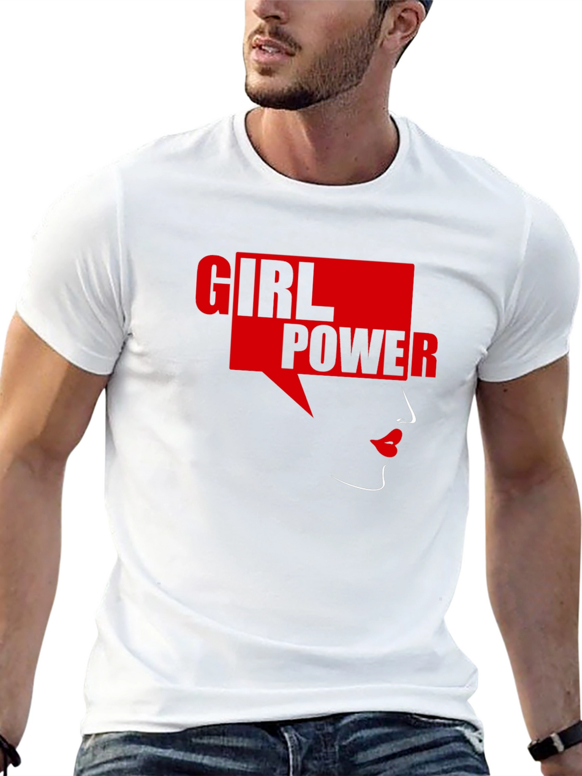 Girl Power Graphic Tee - Empowering Womens T-Shirt