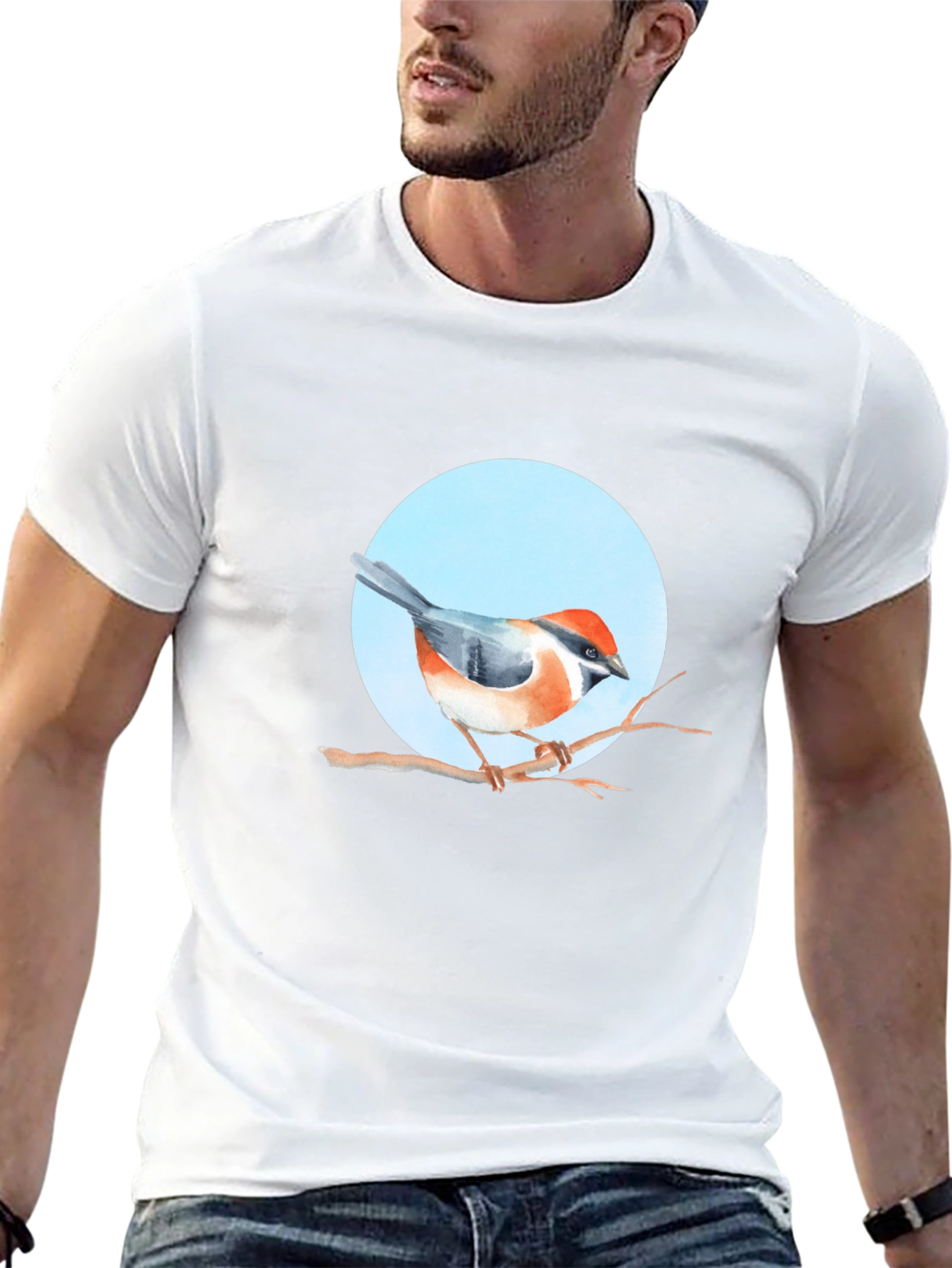 Bird on Branch Graphic Tee
