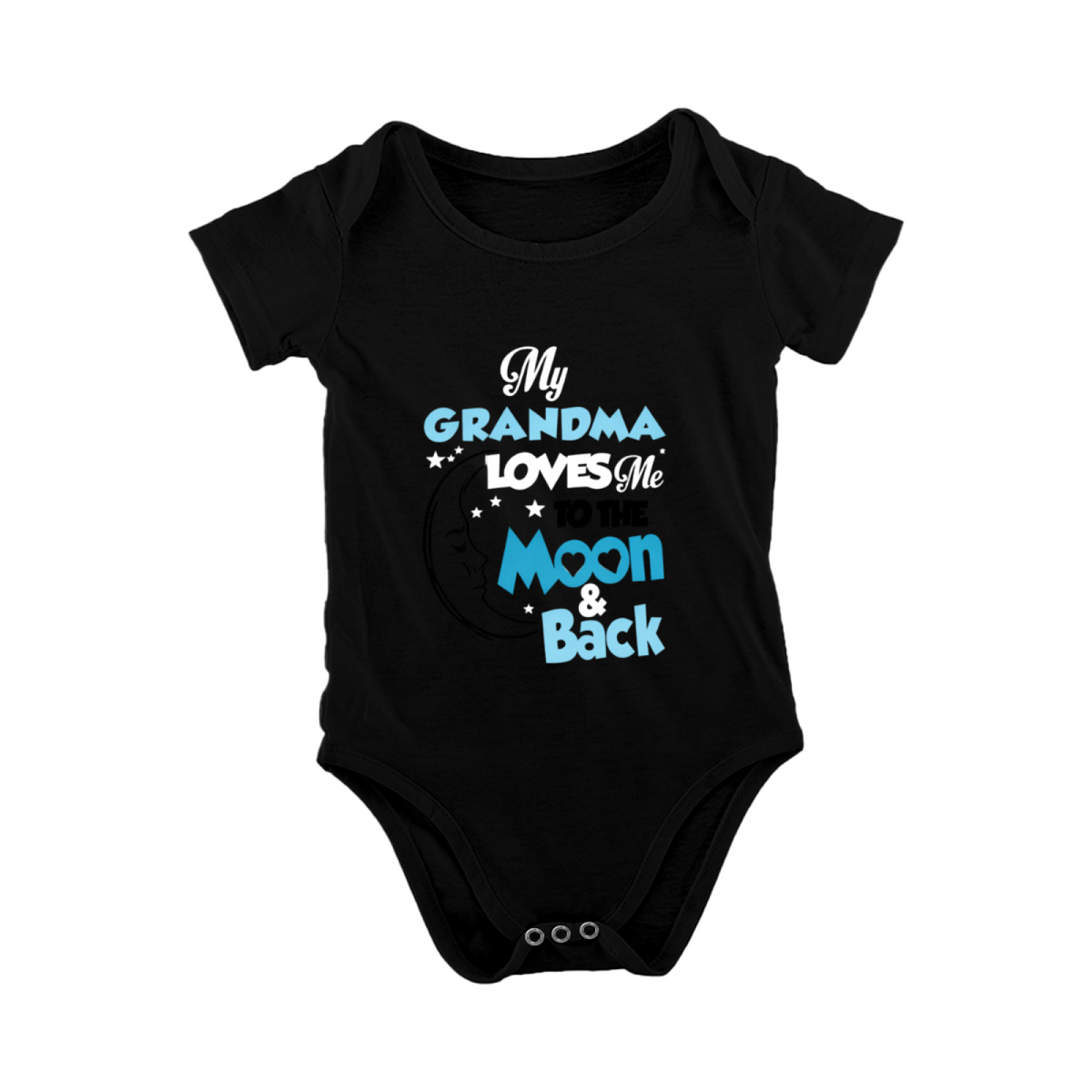 My Grandma Loves Me To The Moon & Back Baby Romper