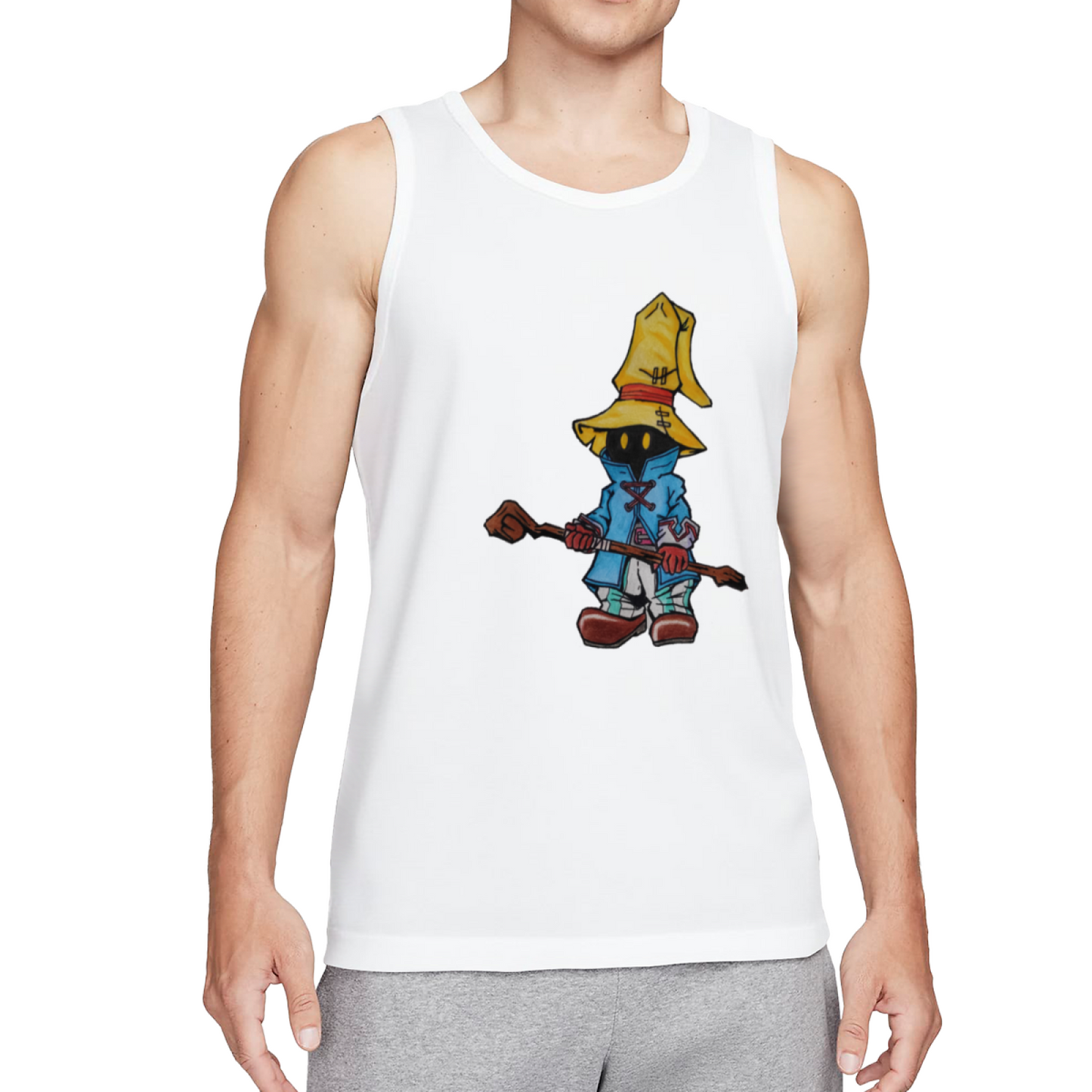 Vivi Final Fantasy Cute Mage Cartoon Tank Top