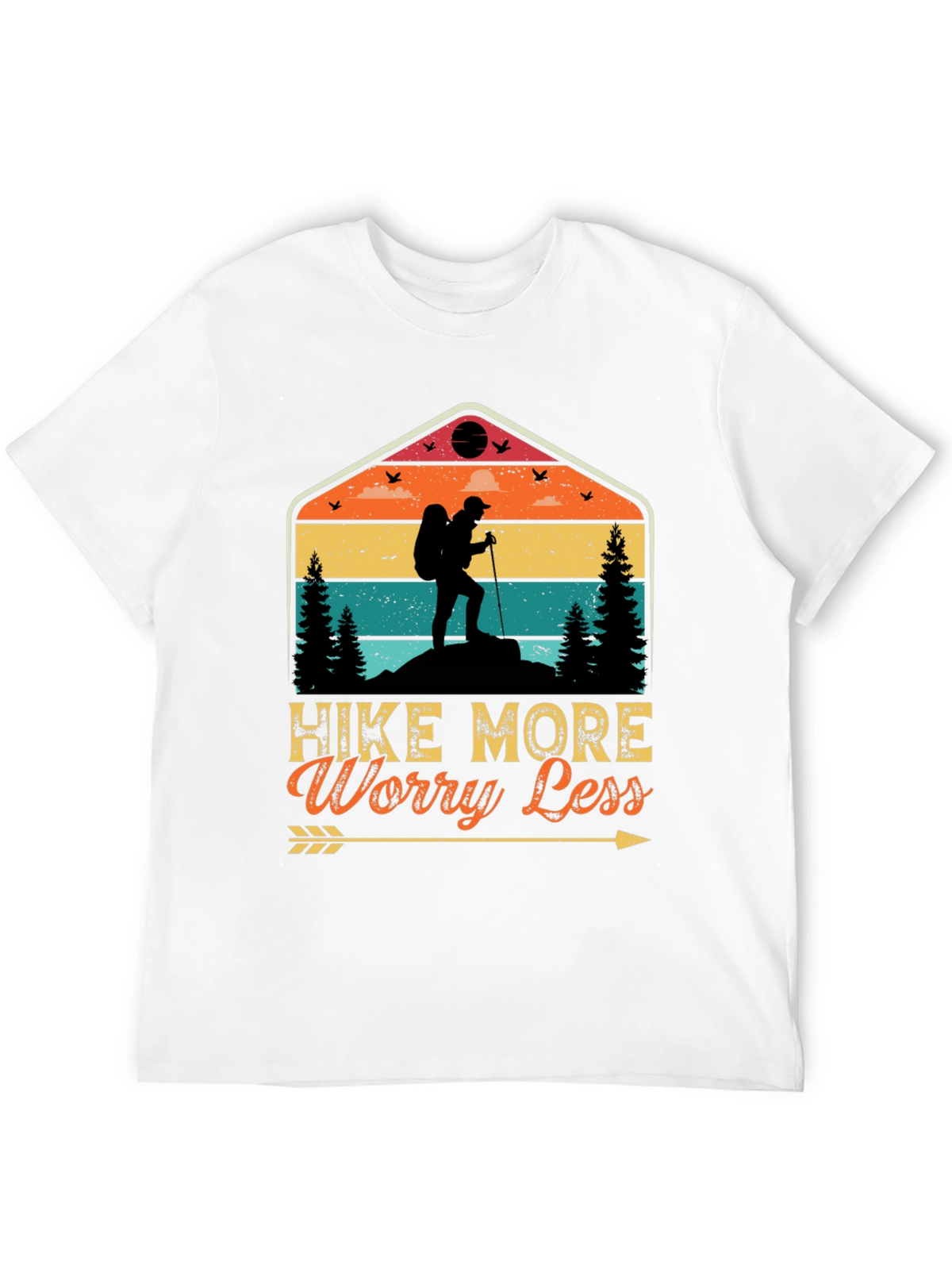 Hike More Worry Less Graphic Tee