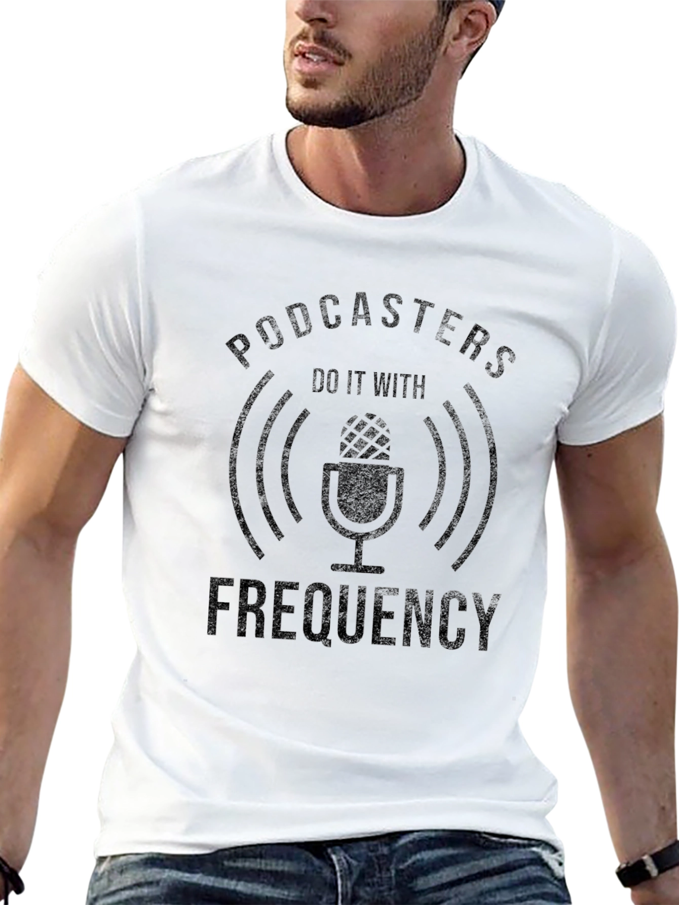 Podcasters Frequency Graphic T-Shirt