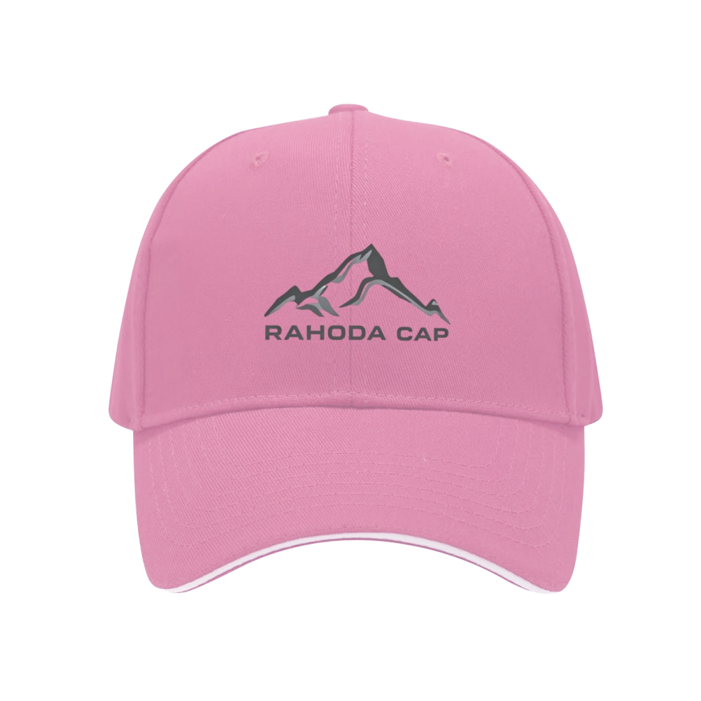 Minimal Mountain Rahoda Cap Logo Multi-Color Sandwich Peak Outdoor Hat
