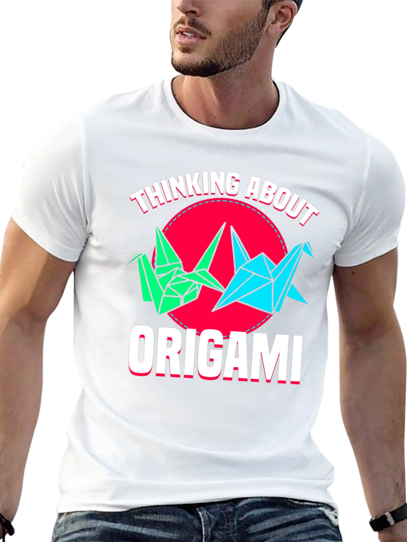 Origami Crane T-Shirt - Paper Art Tee