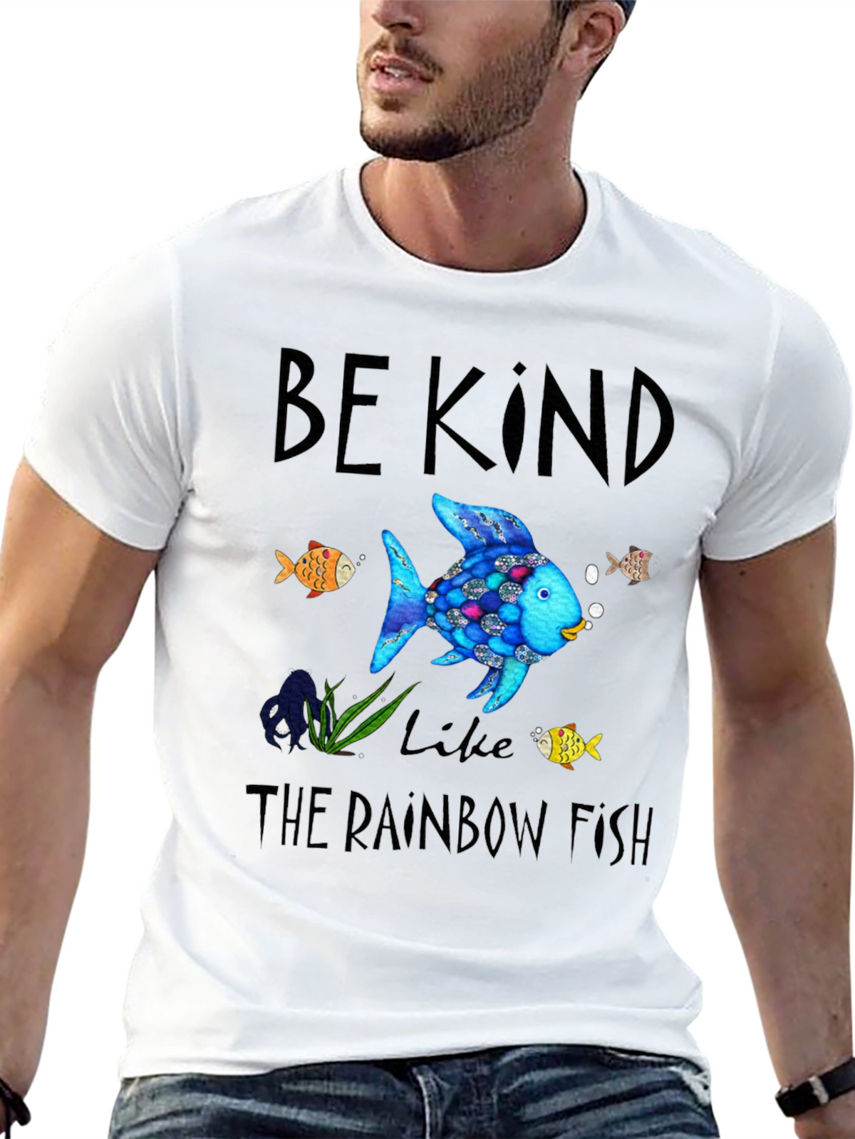 Be Kind Like the Rainbow Fish Graphic Tee