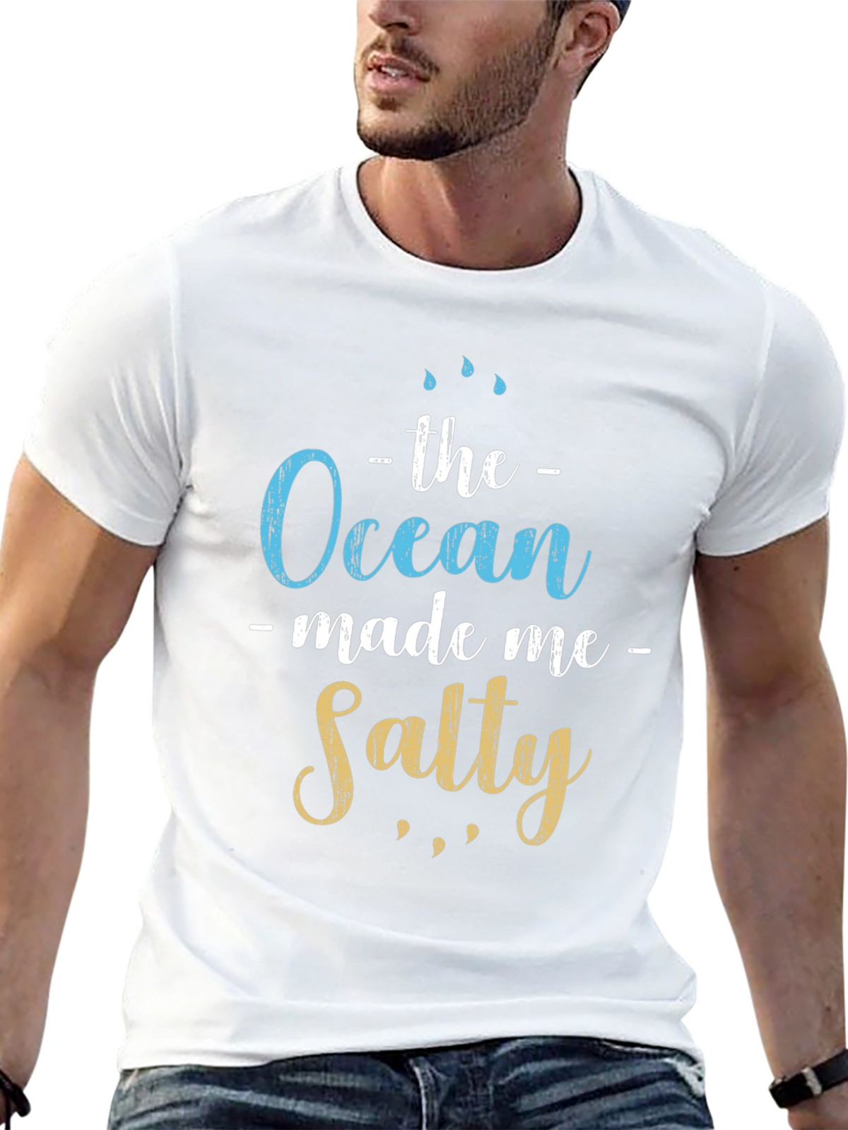 Ocean Made Me Salty Graphic Tee