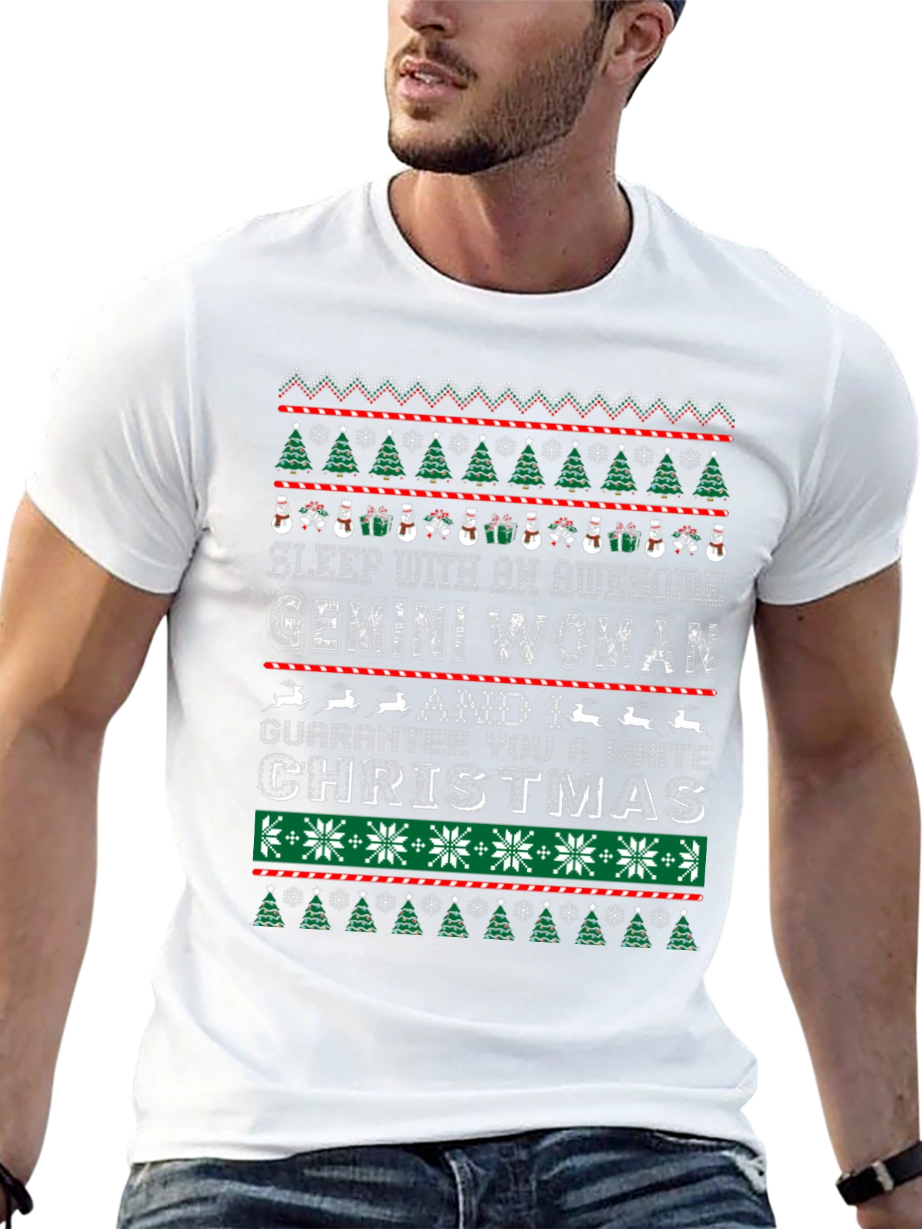 Gemini Woman Ugly Christmas Sweater T-Shirt