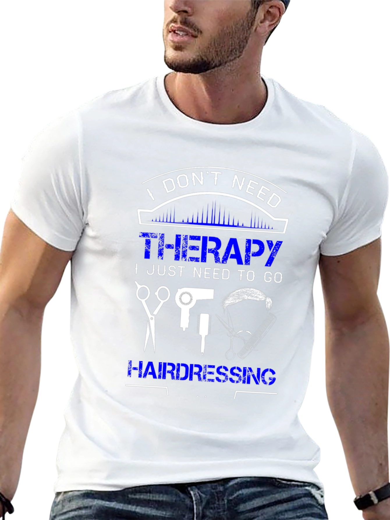 Hairdressing Therapy T-Shirt - Stylish & Humorous