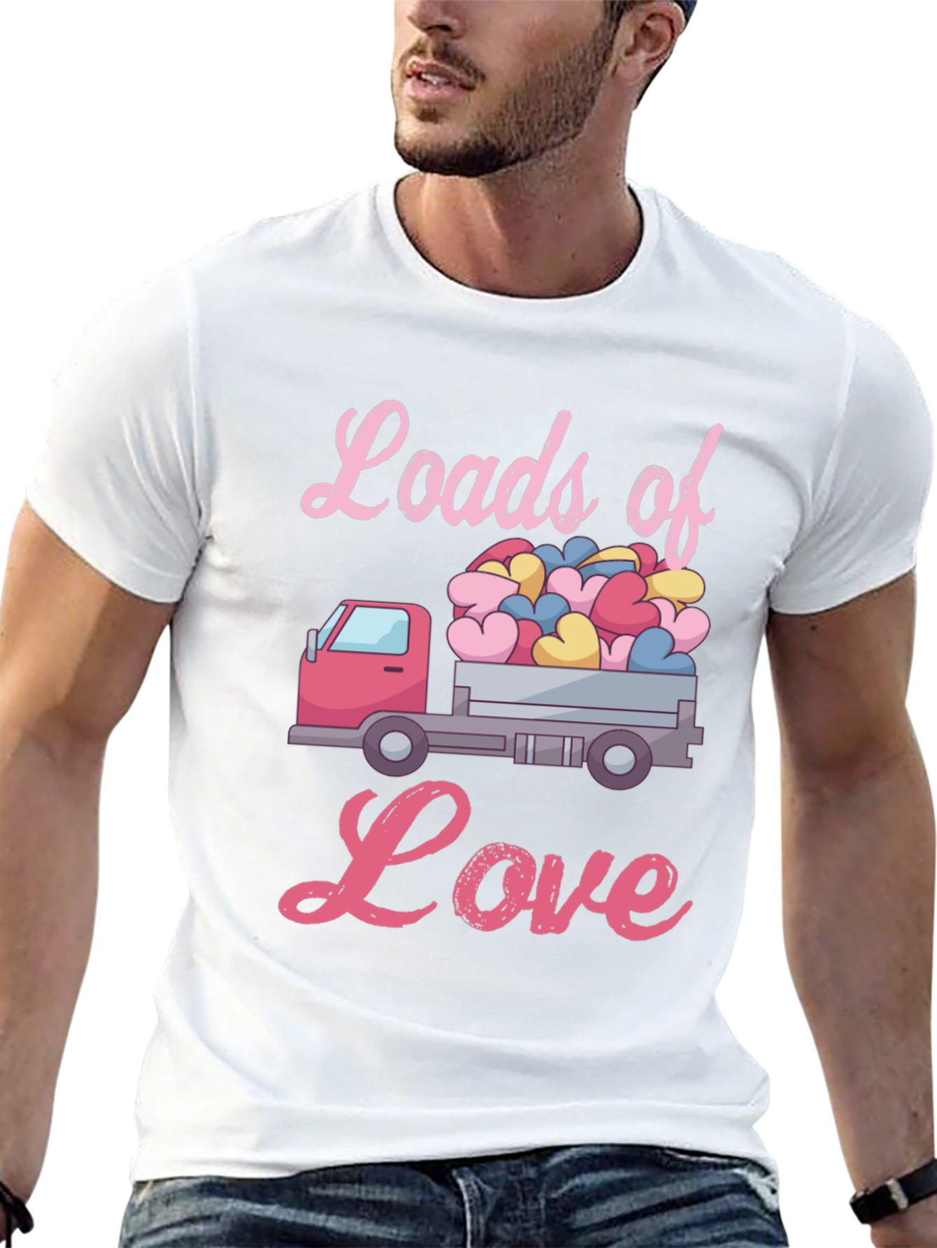 Loads of Love Valentines Truck T-Shirt