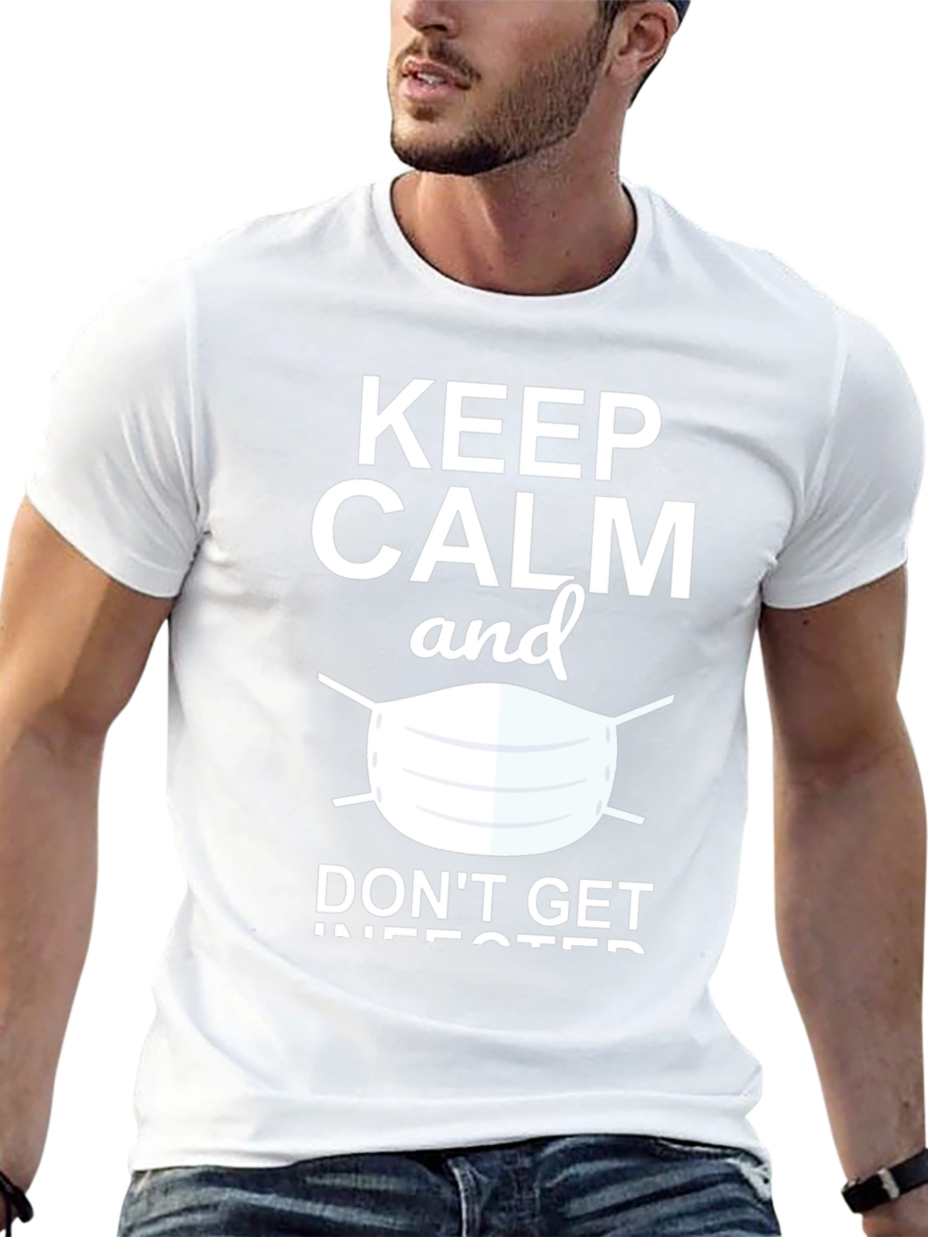 Keep Calm & Dont Get Infected Graphic Tee