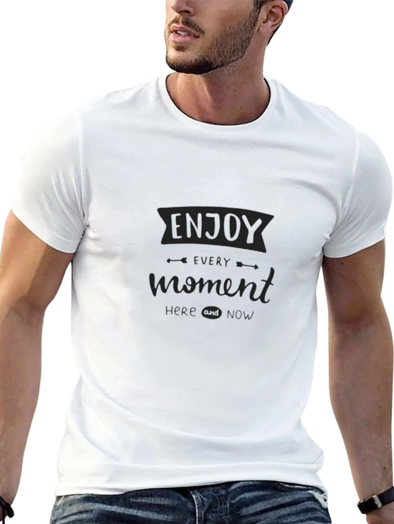 Enjoy Every Moment Black T-Shirt