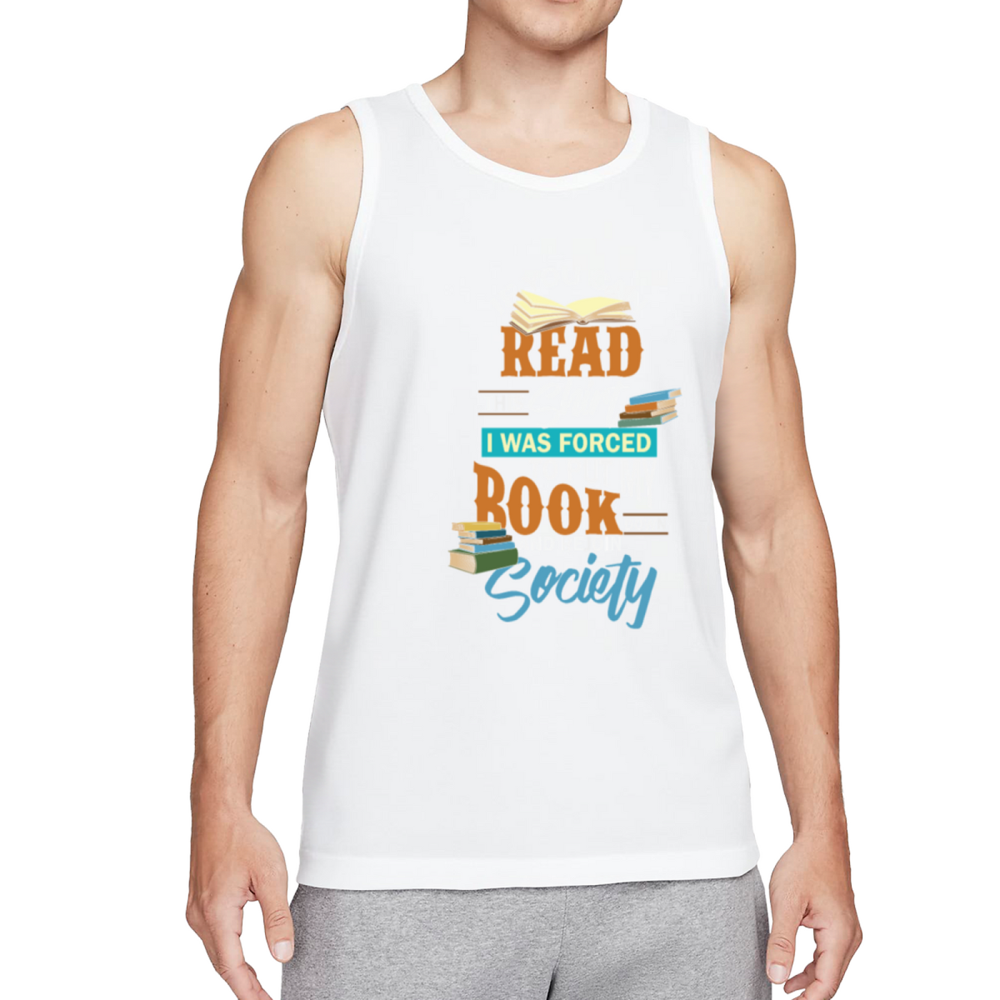 If You Can Read This Book Lover Funny Graphic Tank Top For Bookworms
