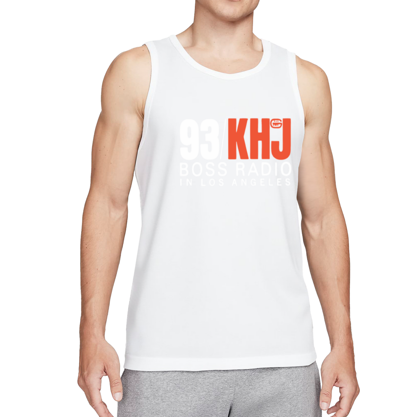 Vintage 93 KHJ Boss Radio Los Angeles Retro Music Tank Top