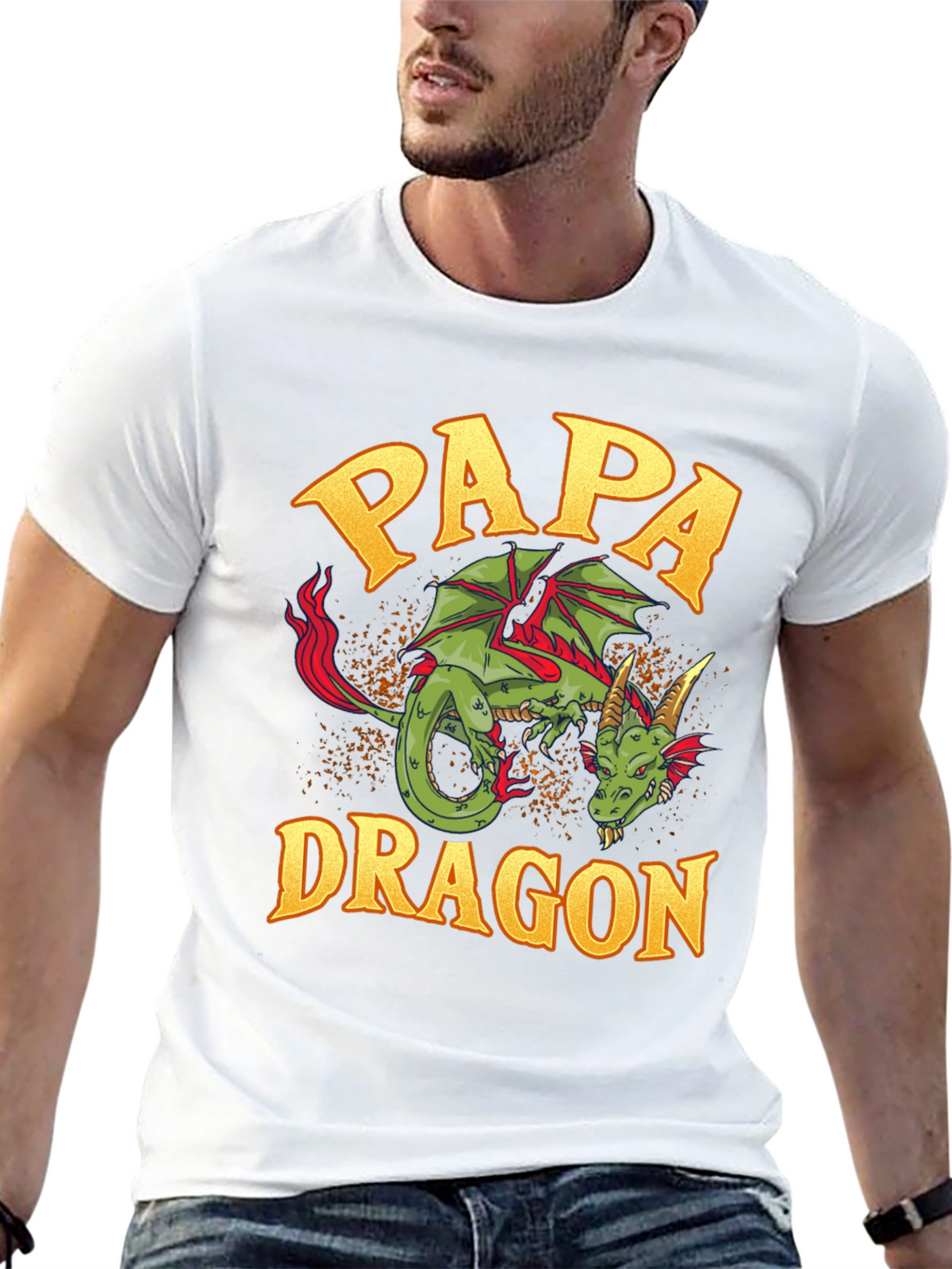 Papa Dragon Graphic Tee