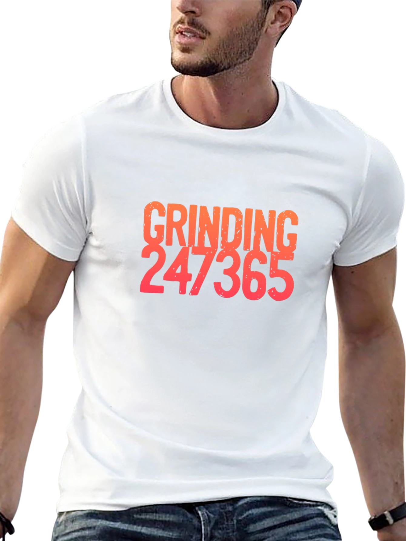 Grinding 247365 Graphic Tee - Black Cotton Blend Shirt
