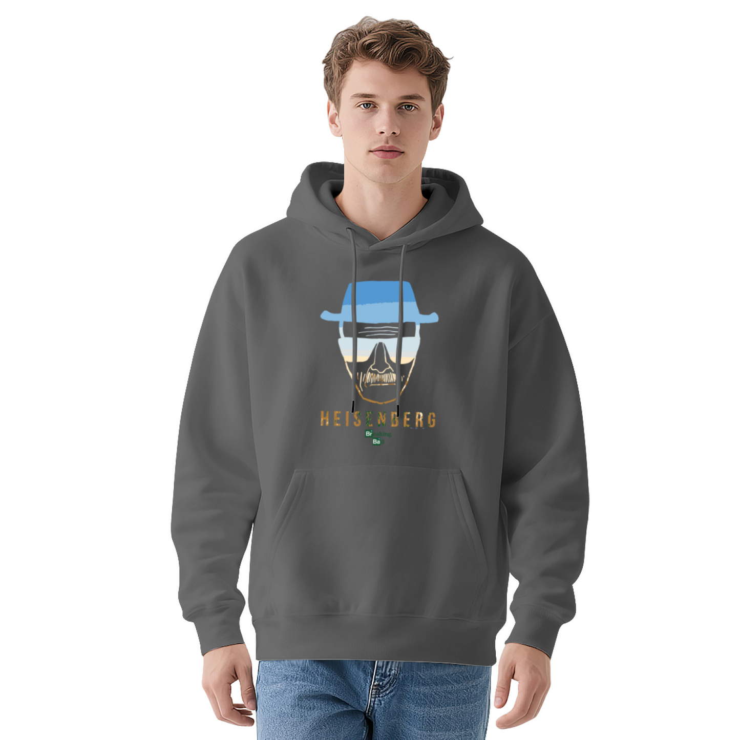 Classic Heisenberg Breaking Bad Fan Hoodie, Warm Unisex Pullover