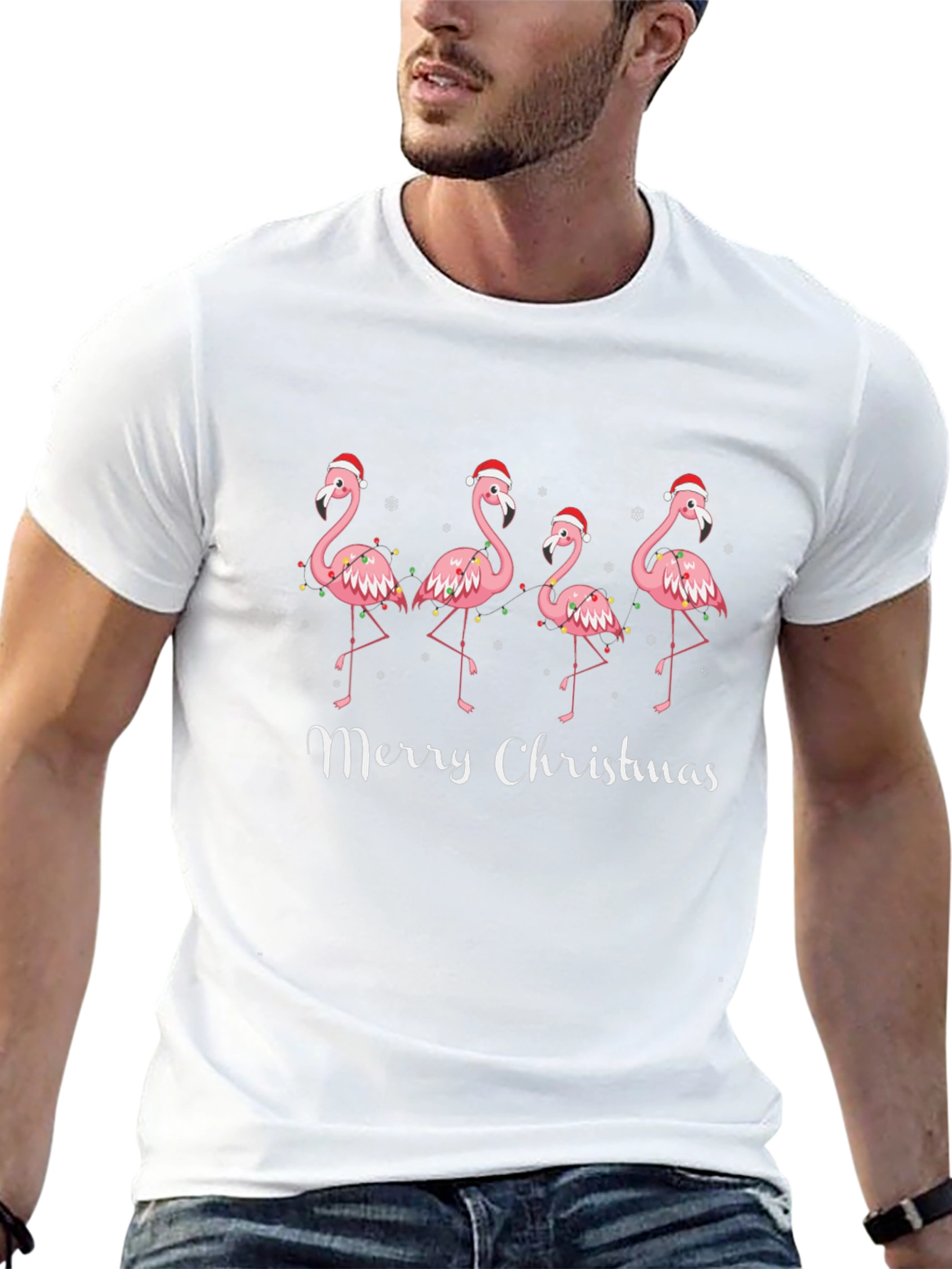 Flamingo Christmas T-Shirt