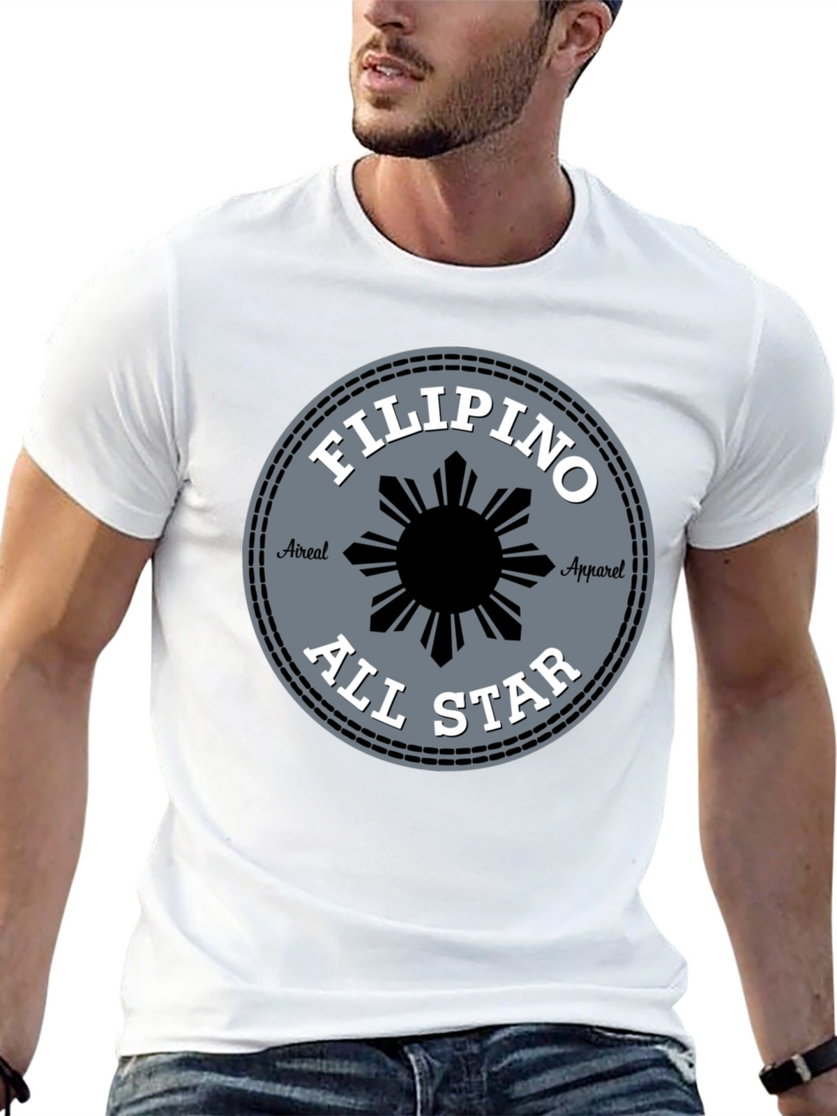 Filipino All Star Tee - Black Graphic T-Shirt