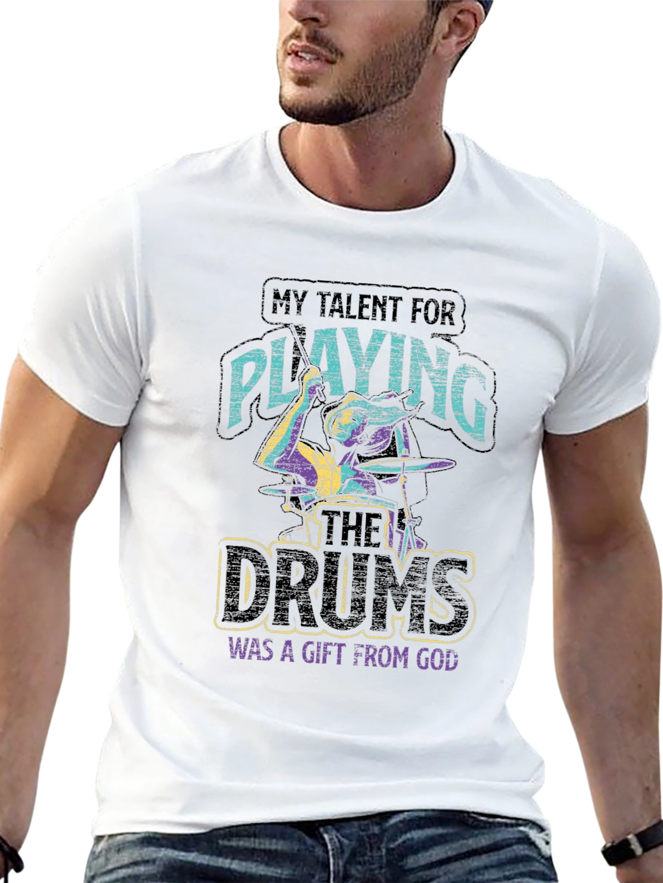 Talent for Playing Drums Gift T-Shirt